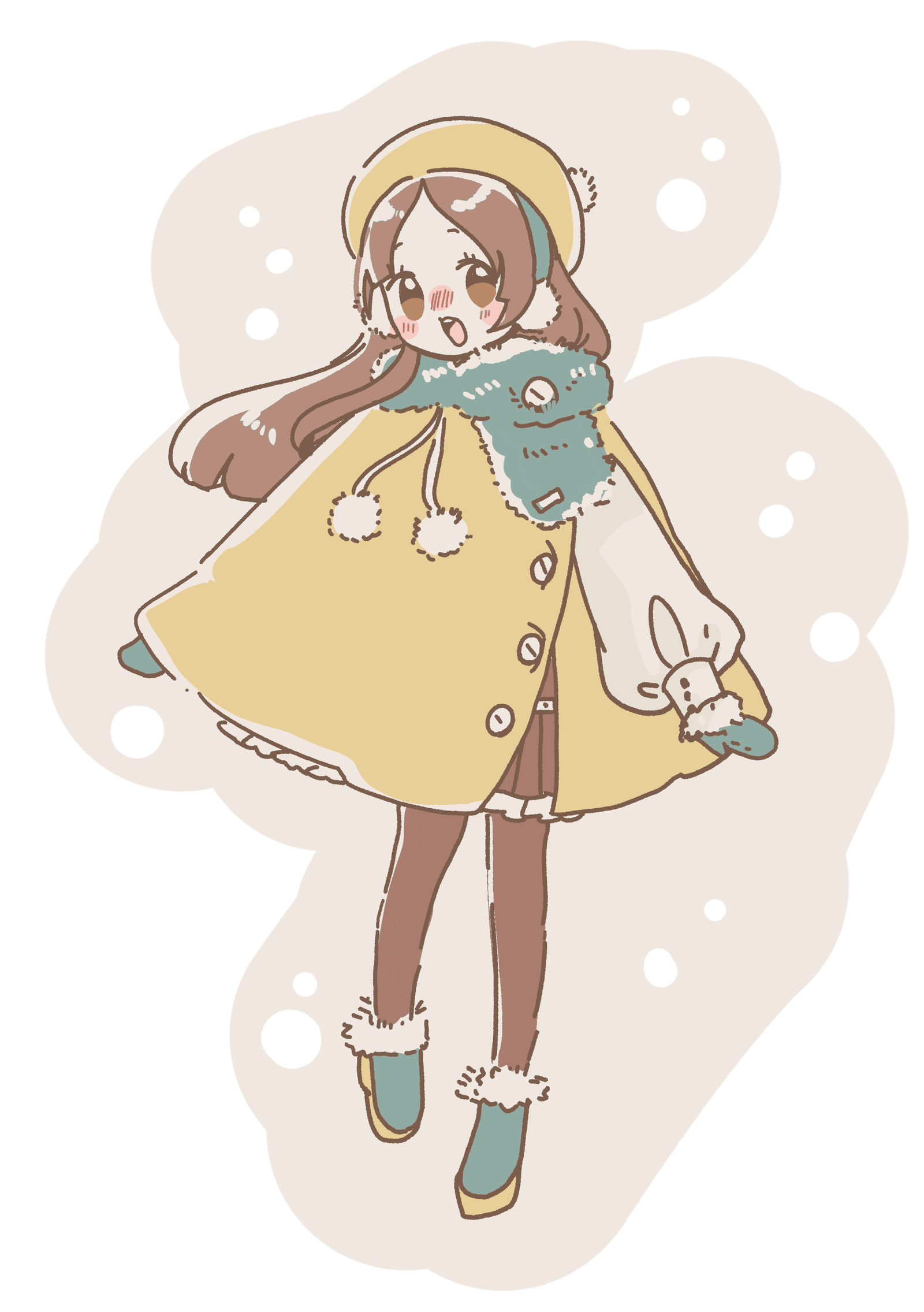 倉本さんは可愛いですわ22插画图片壁纸