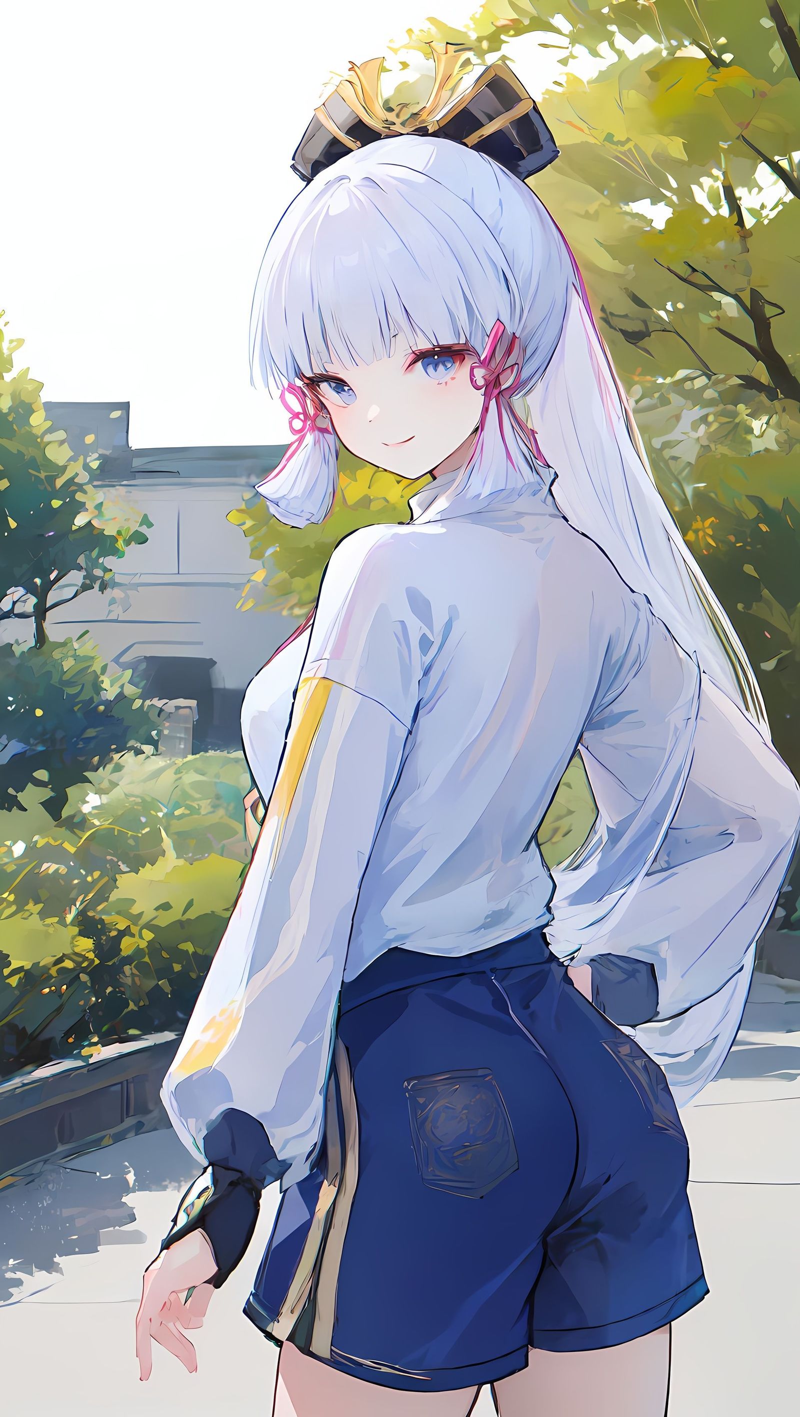 神里绫华插画图片壁纸
