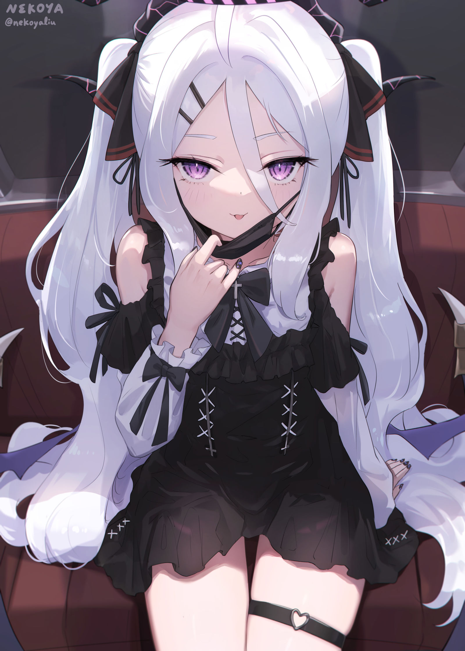 地雷系ヒナ插画图片壁纸