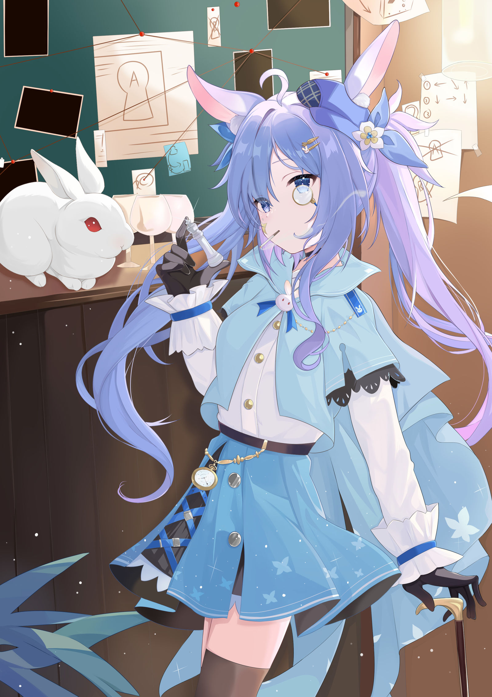 侦探兔娘头像同人高清图