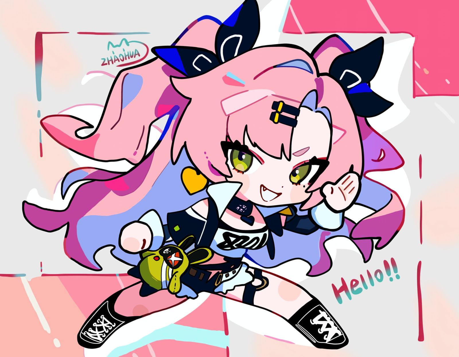 妮可_你好👋插画图片壁纸