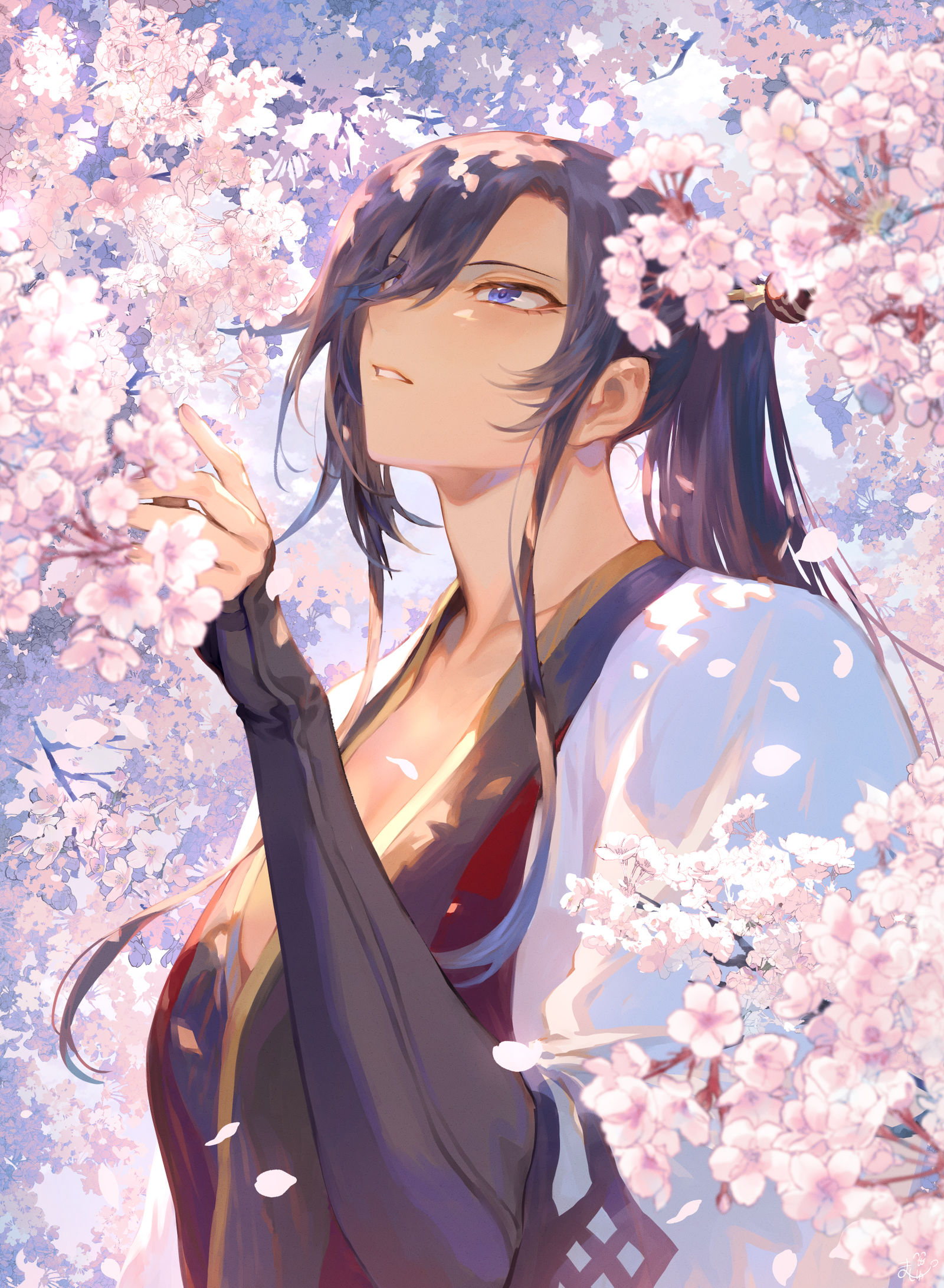 神楽と桜头像同人高清图