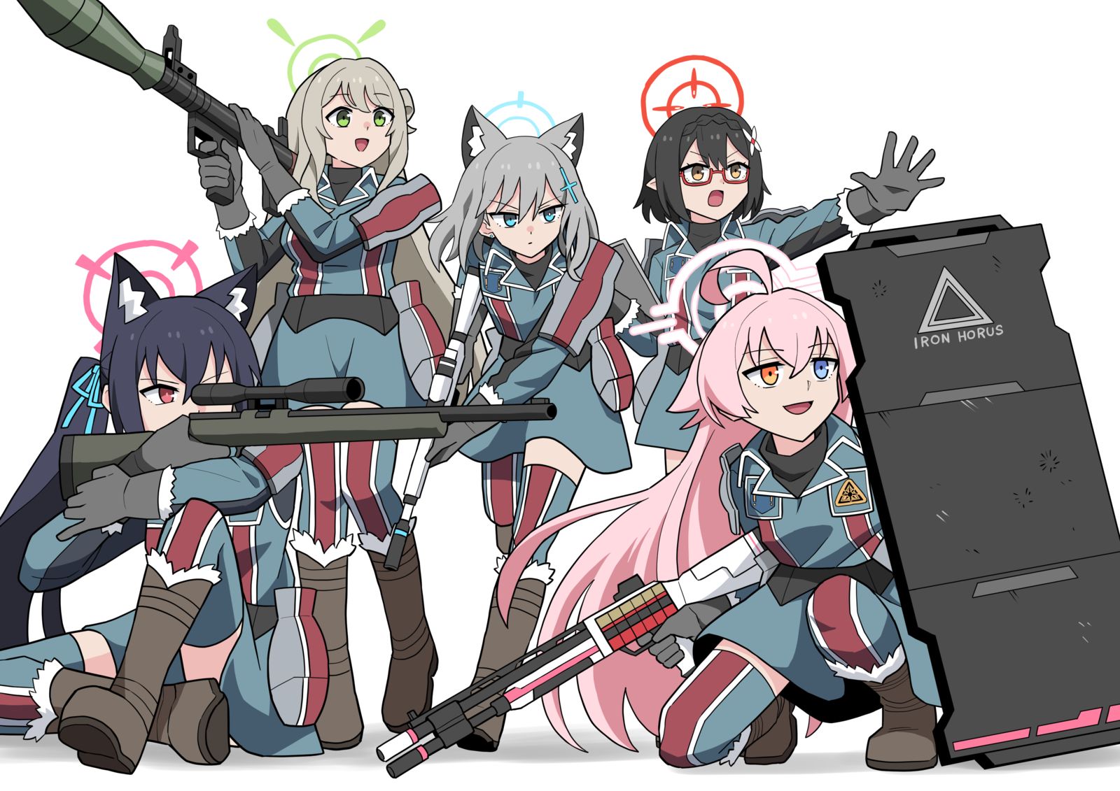 アビドス義勇軍插画图片壁纸