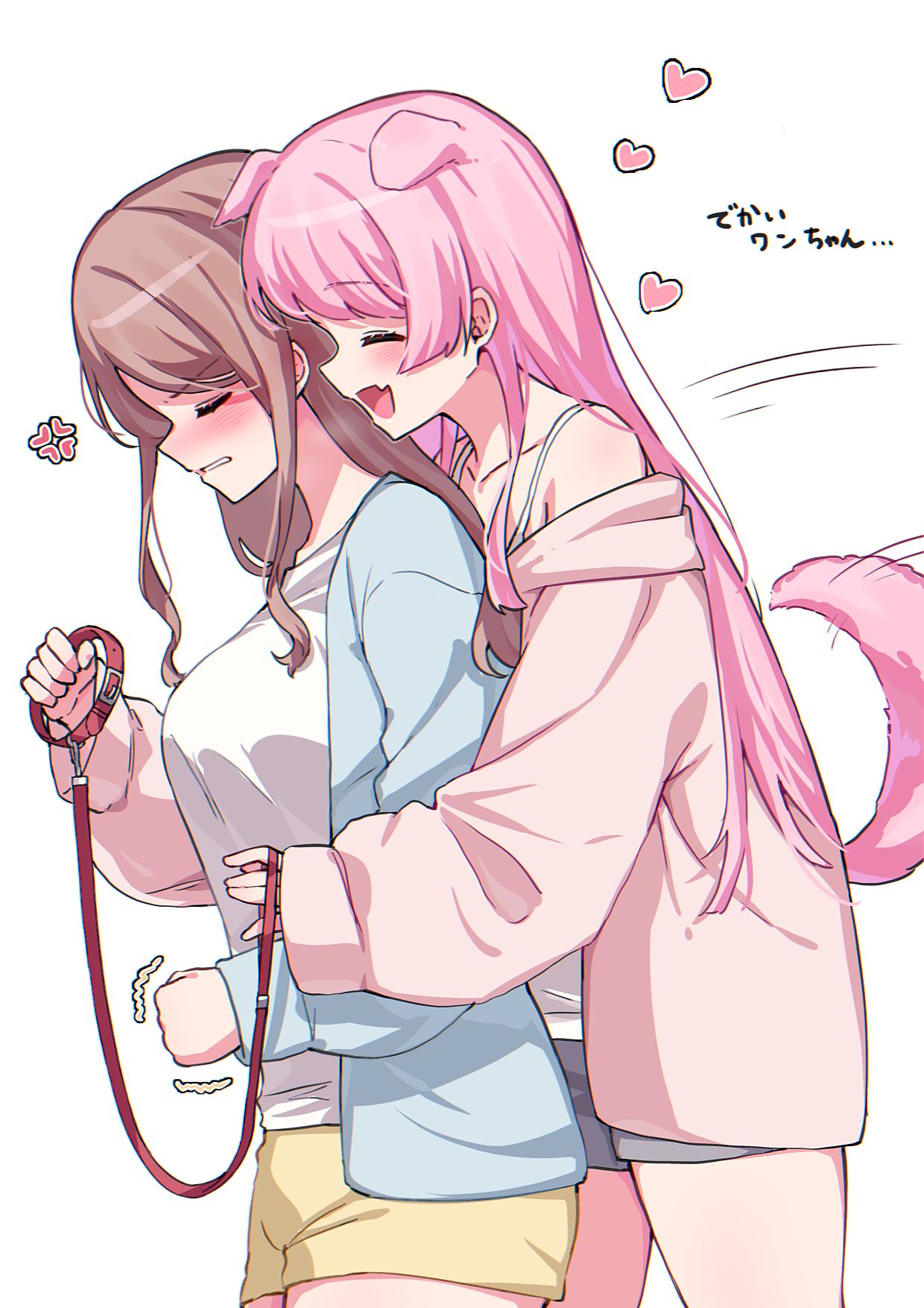 あのんわんちゃん插画图片壁纸