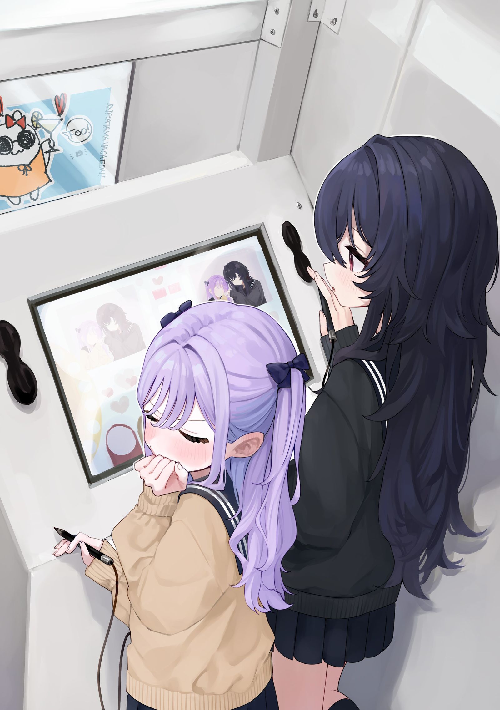 初プリ…插画图片壁纸