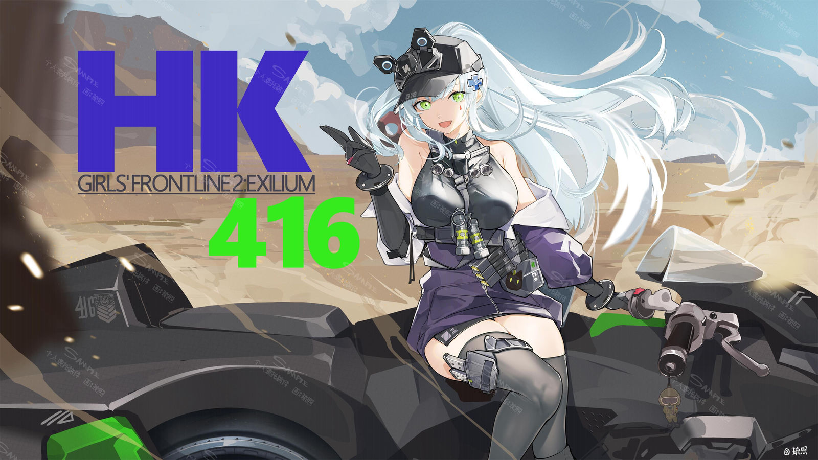 HK416可露凯头像同人高清图