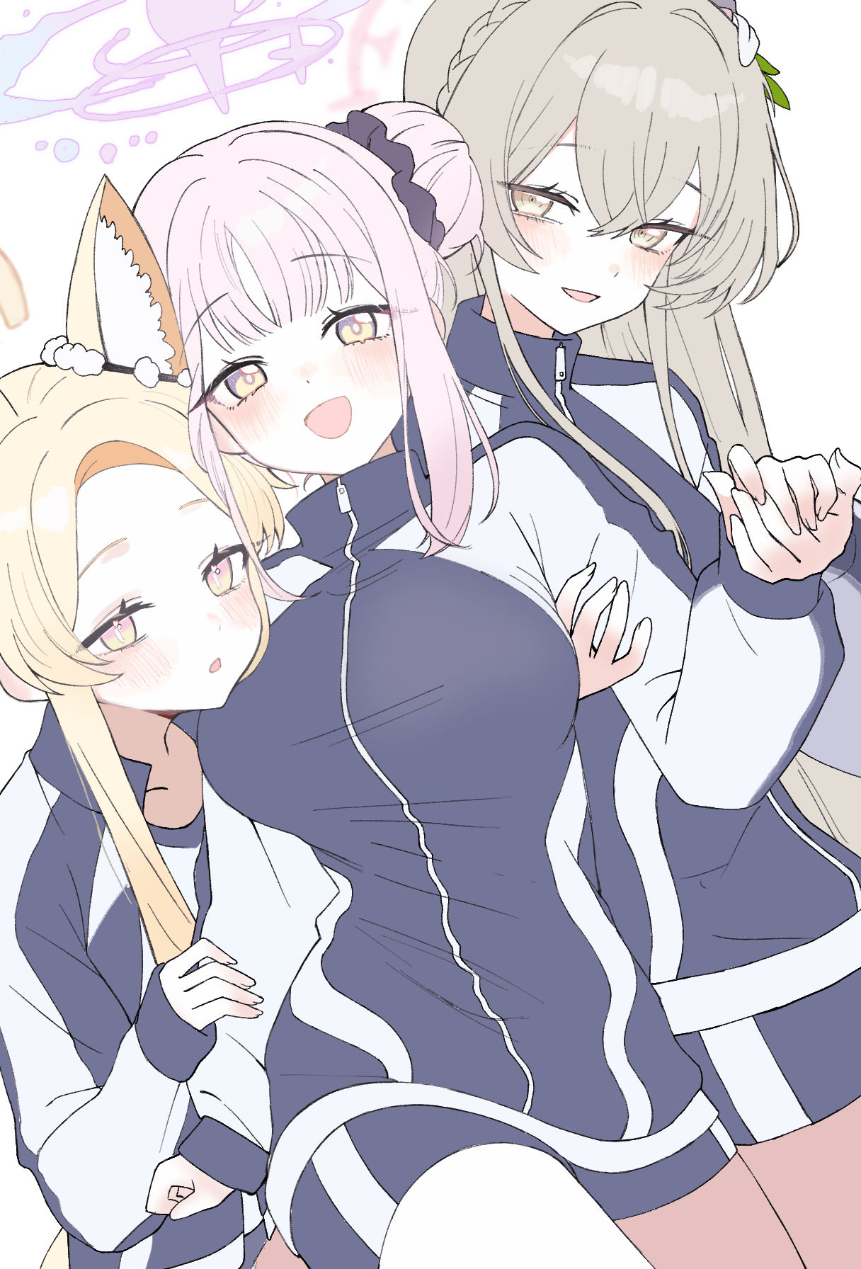 체육복 트리니티插画图片壁纸