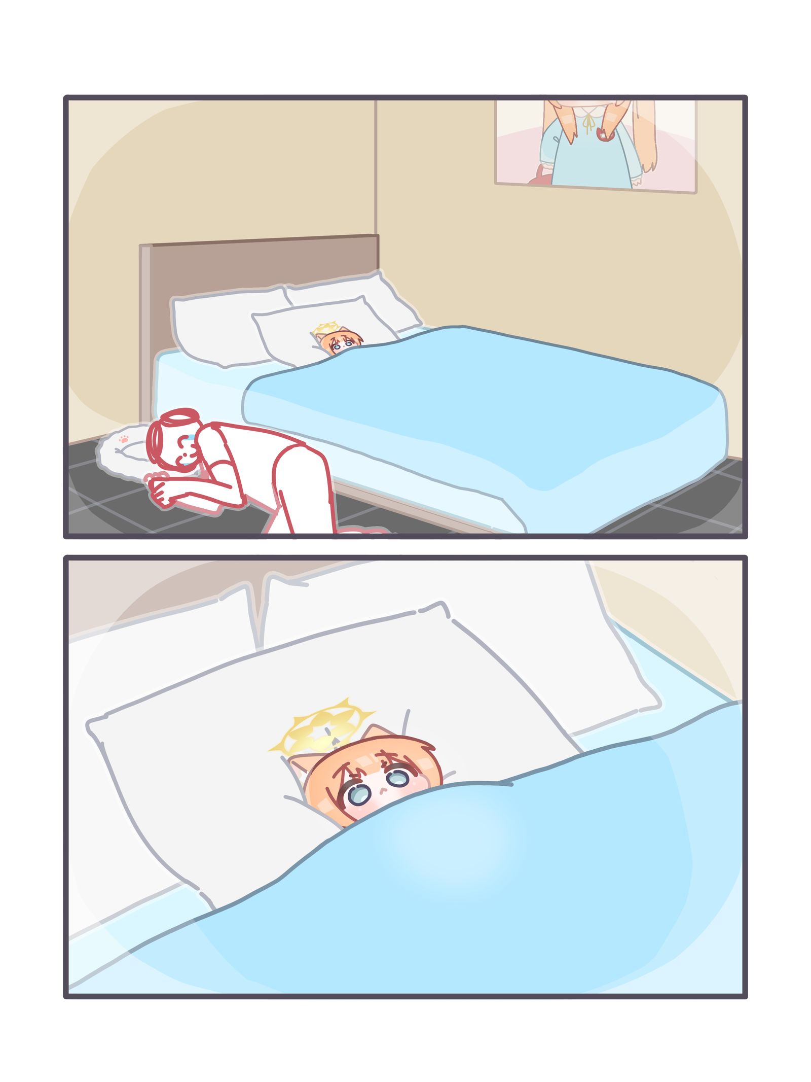 bed插画图片壁纸