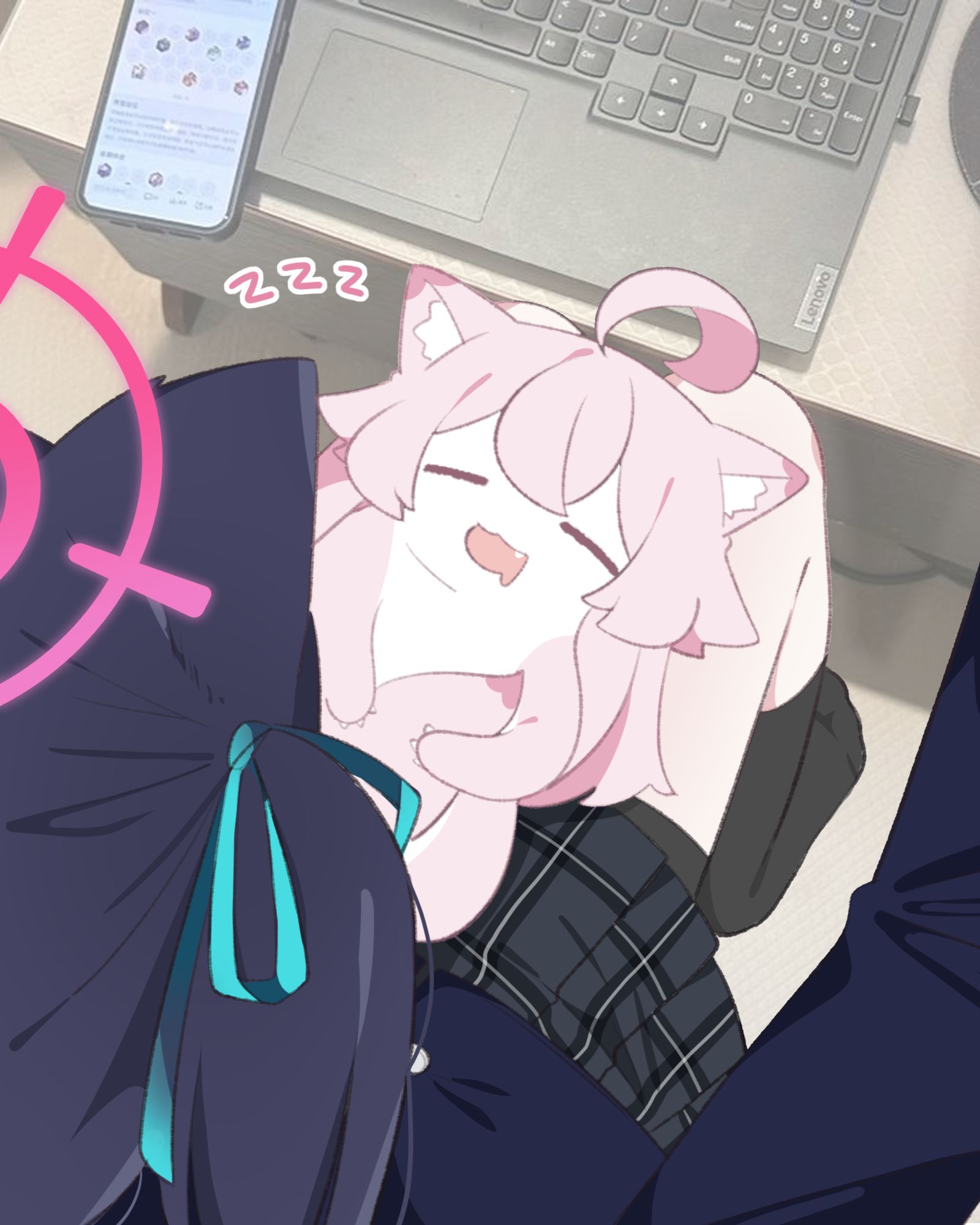 セリカちゃん…暖かい zzz.. ホシノイタチ !!插画图片壁纸