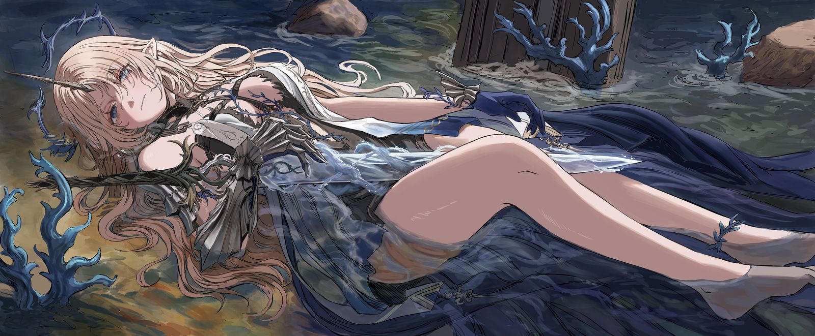 フルールドリス插画图片壁纸