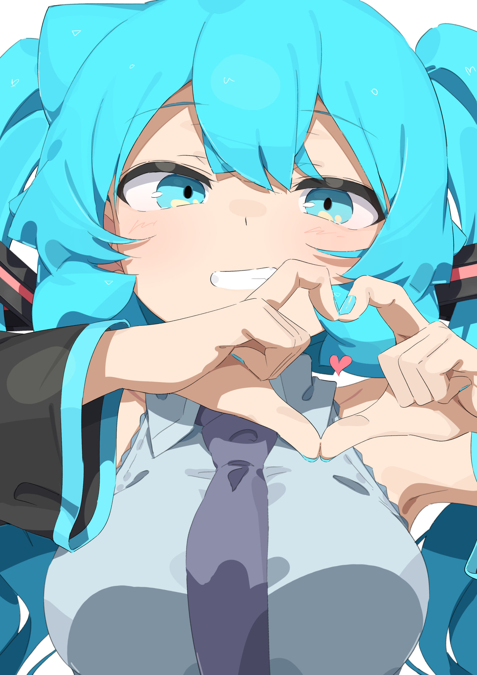 ミクちゃん-初音未来用手比心