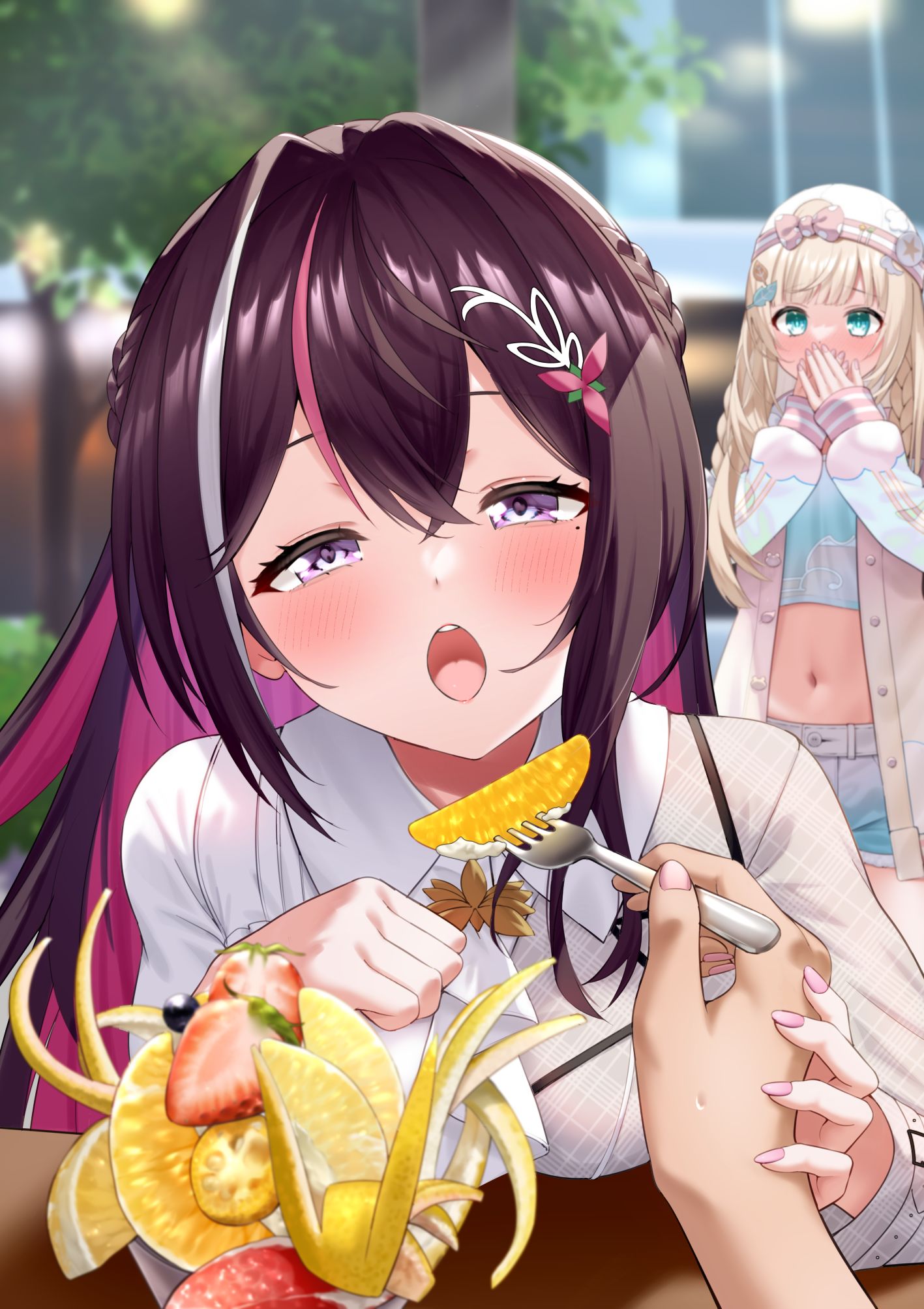 ひとくち、ちょうだい？