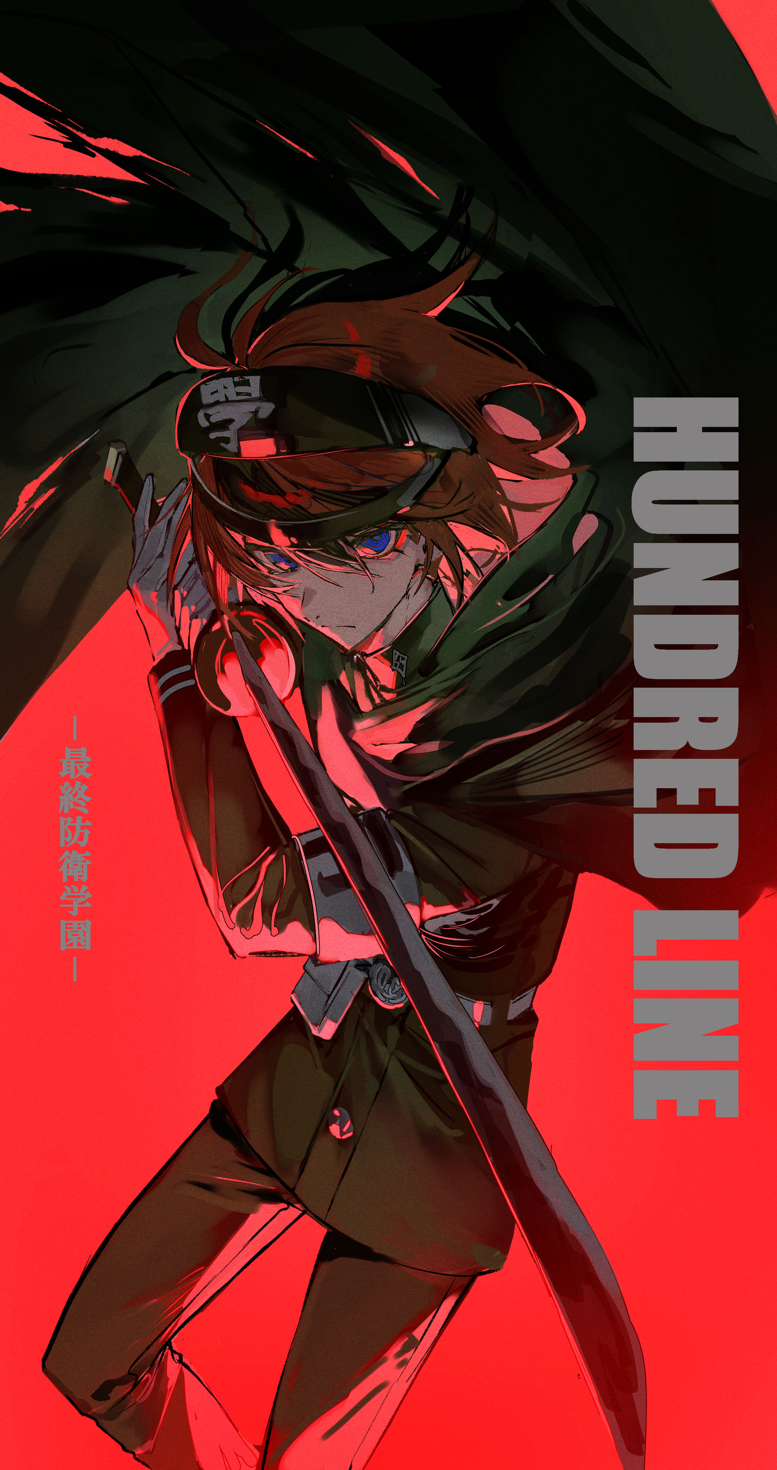 HUNDRED LINE -最終防衛学園-插画图片壁纸