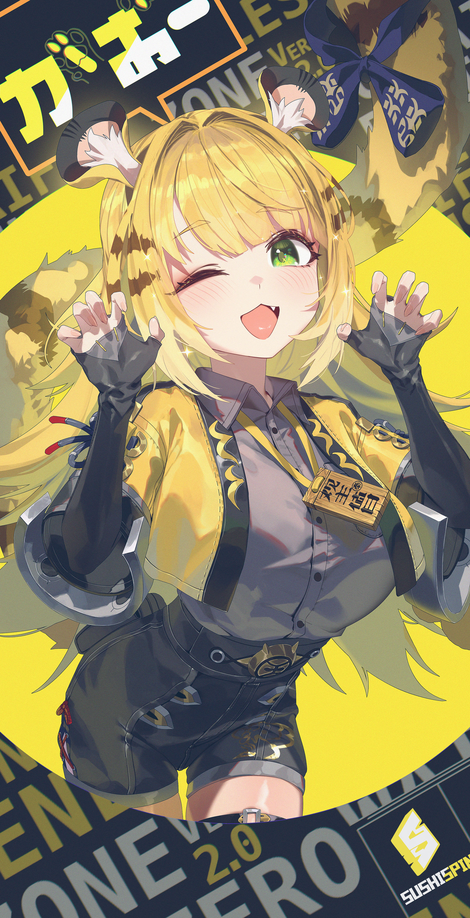 橘福福插画图片壁纸