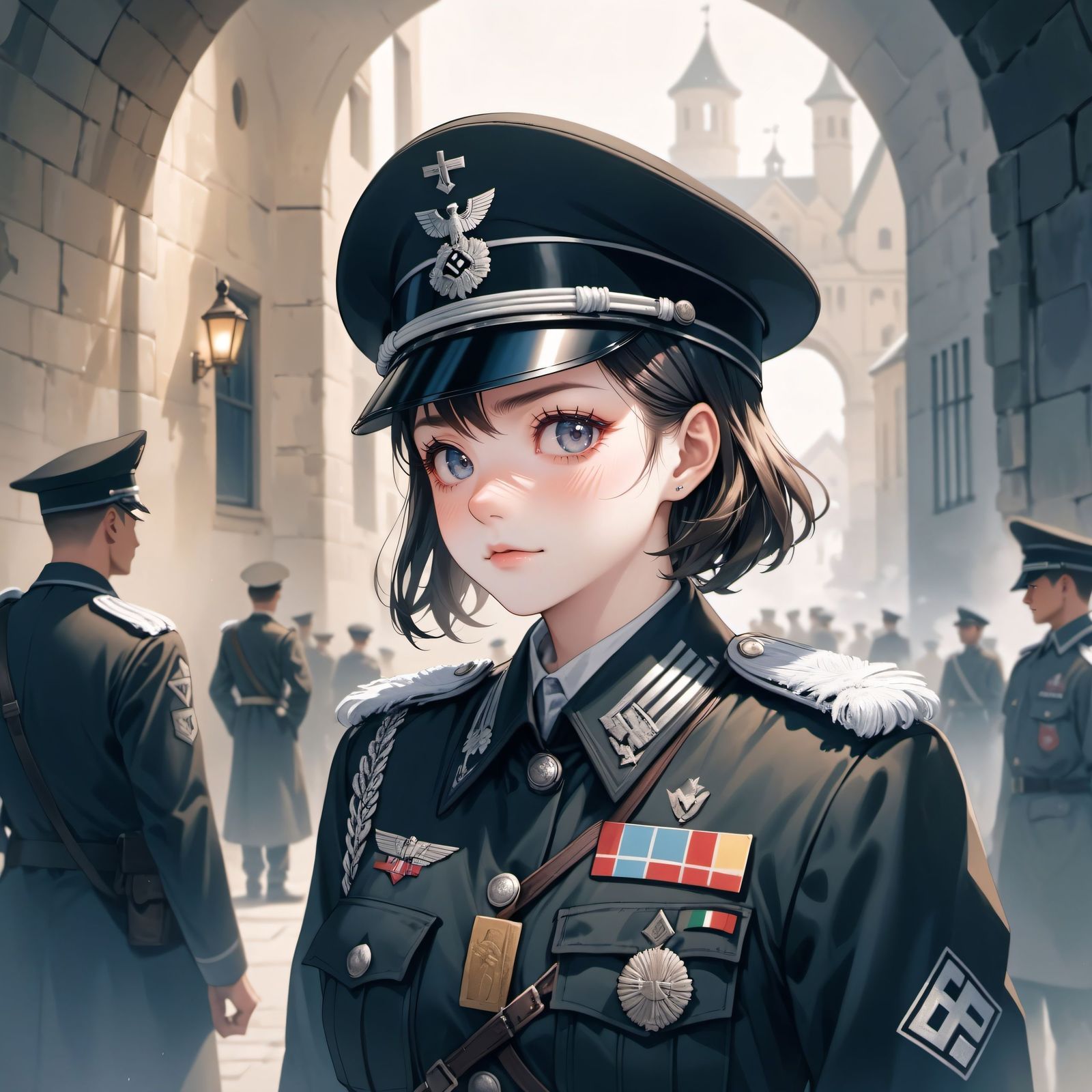 二次元的德国国防军头像同人高清图