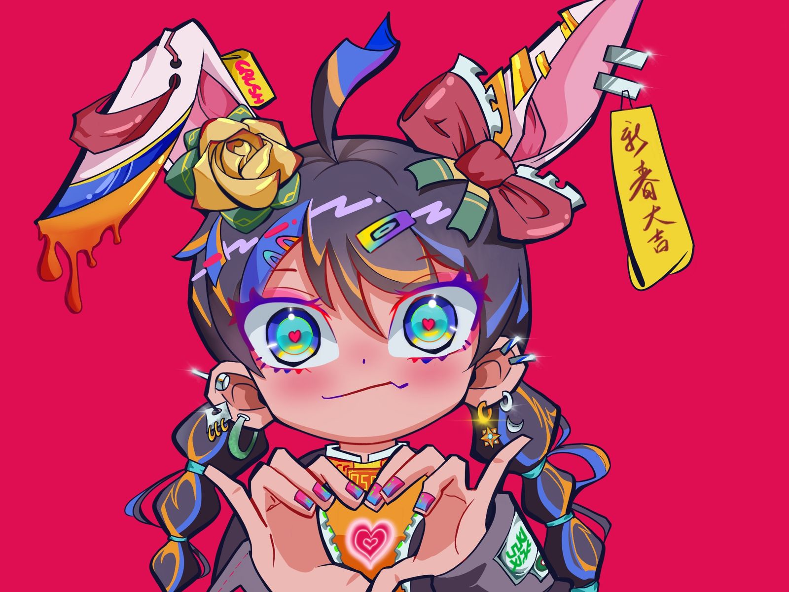 兔年大吉-兔耳少女萌