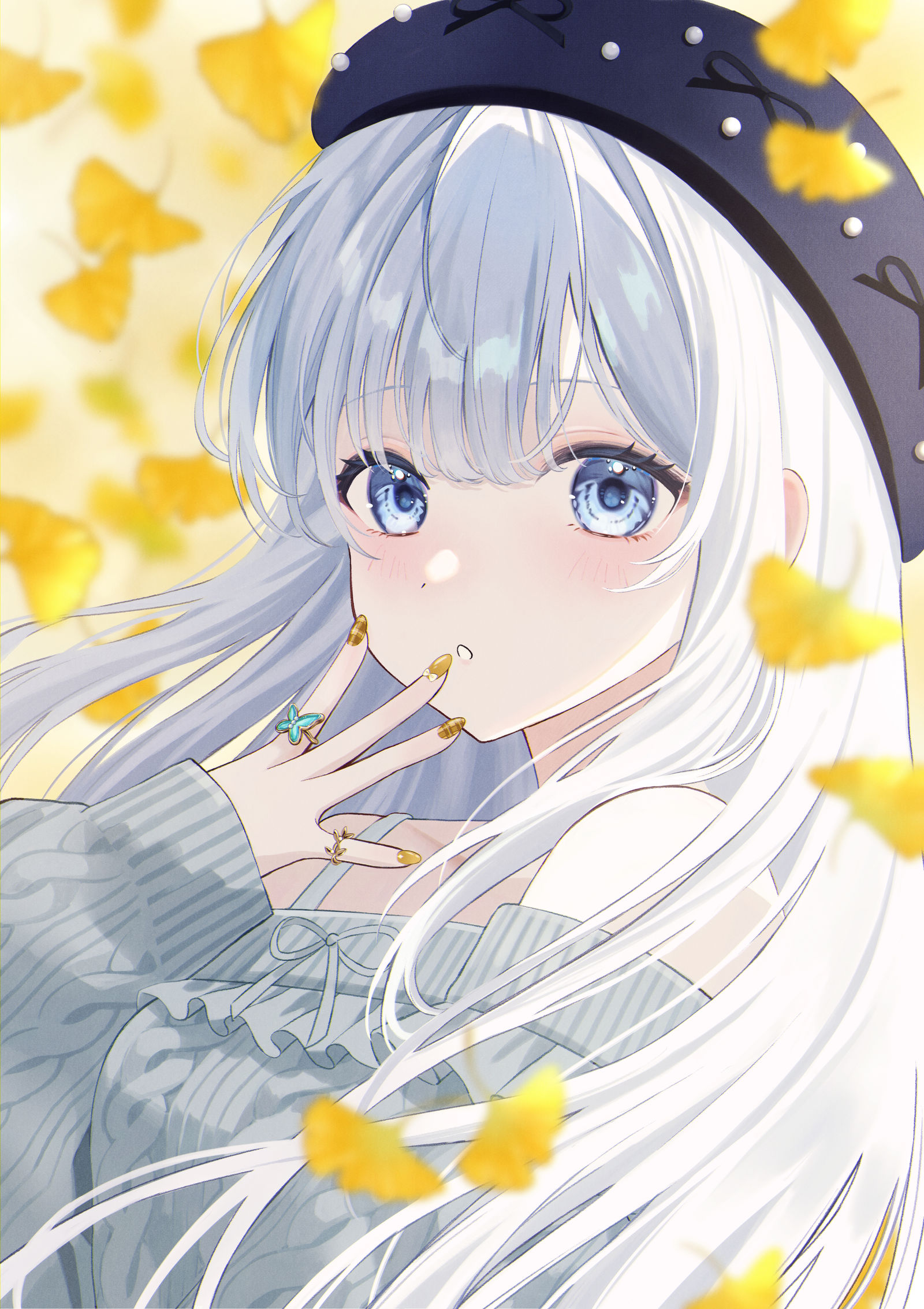秋風-创作ベレー帽