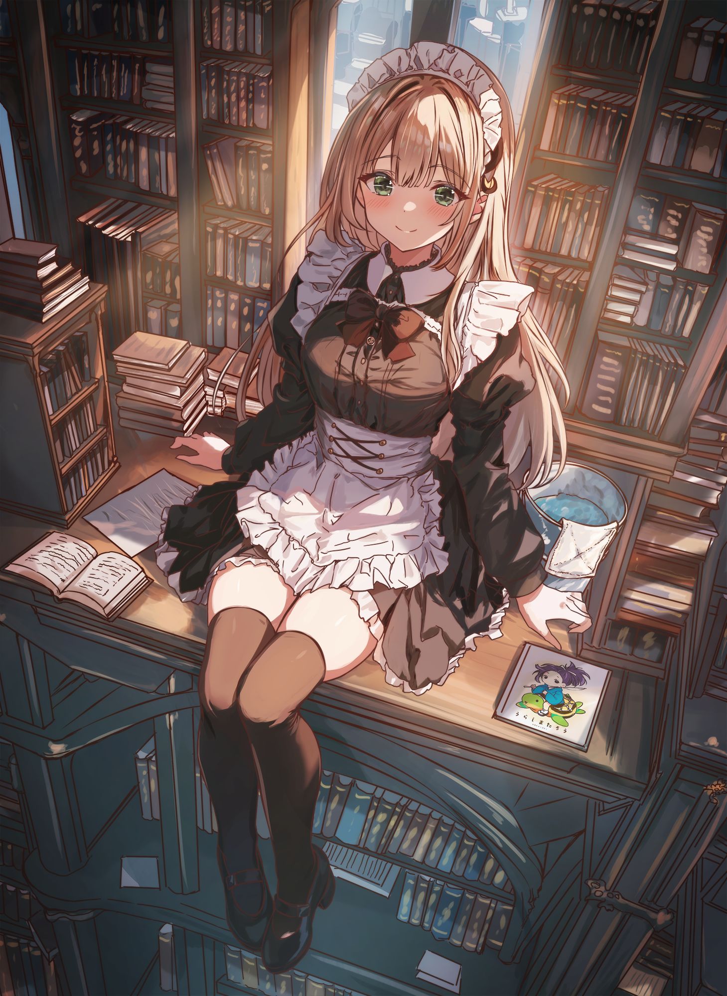 図書館メイドさん
