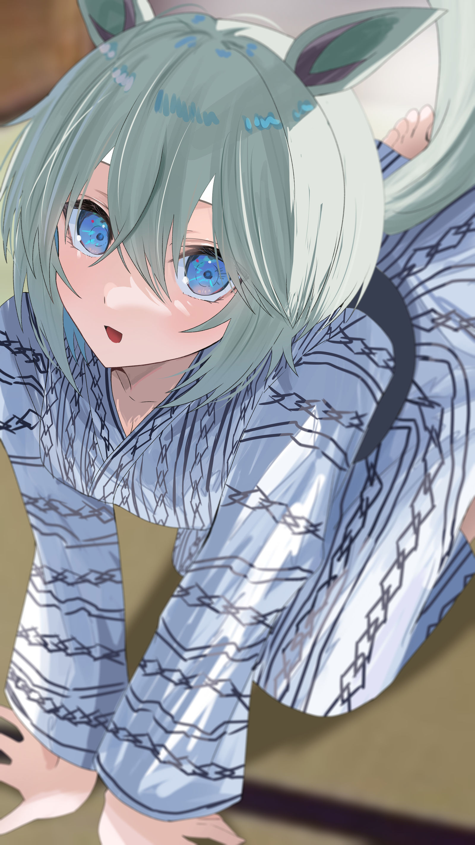 「ね！ふわふわだったでしょ？」插画图片壁纸