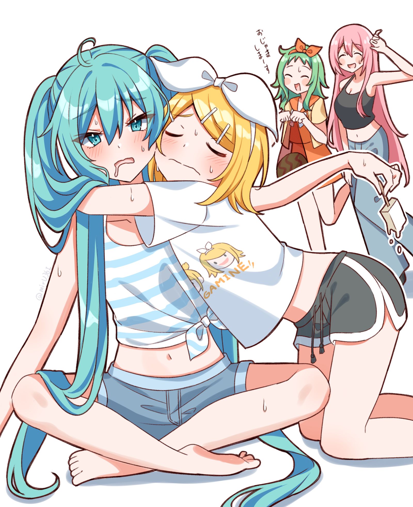 あづ〜〜〜〜い插画图片壁纸