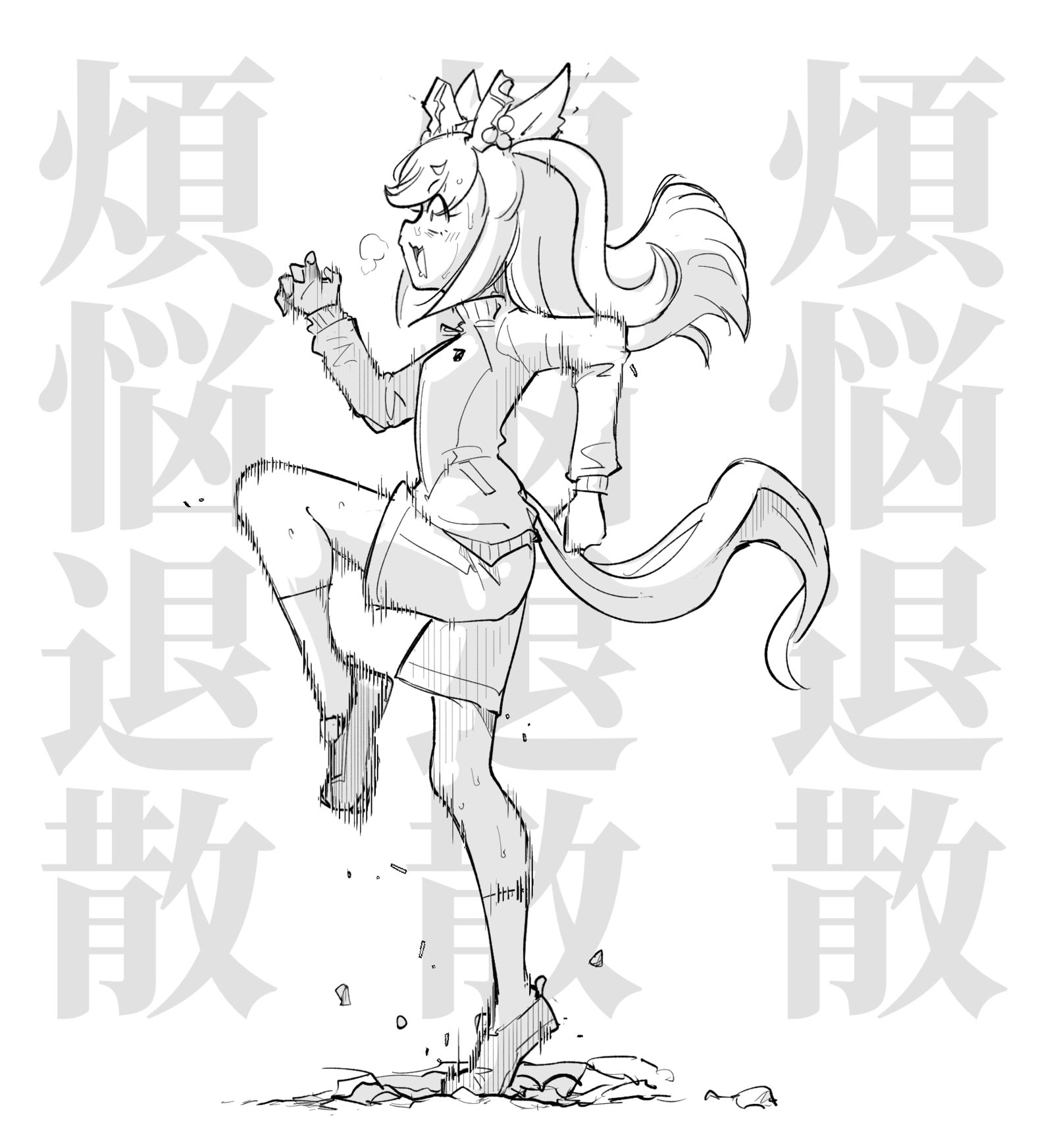 地獄の腿上げフェスティバル插画图片壁纸