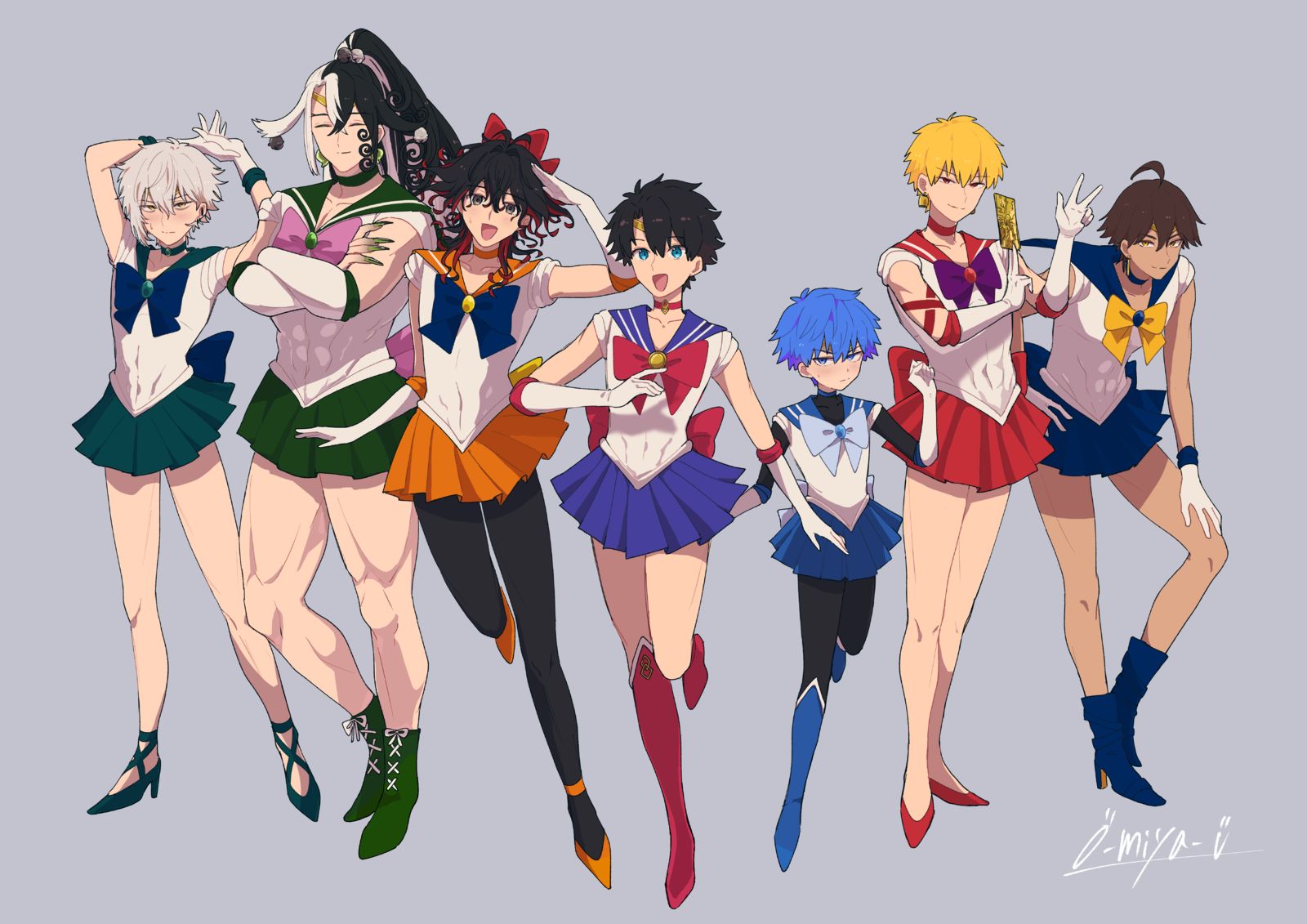 美少女戦士插画图片壁纸
