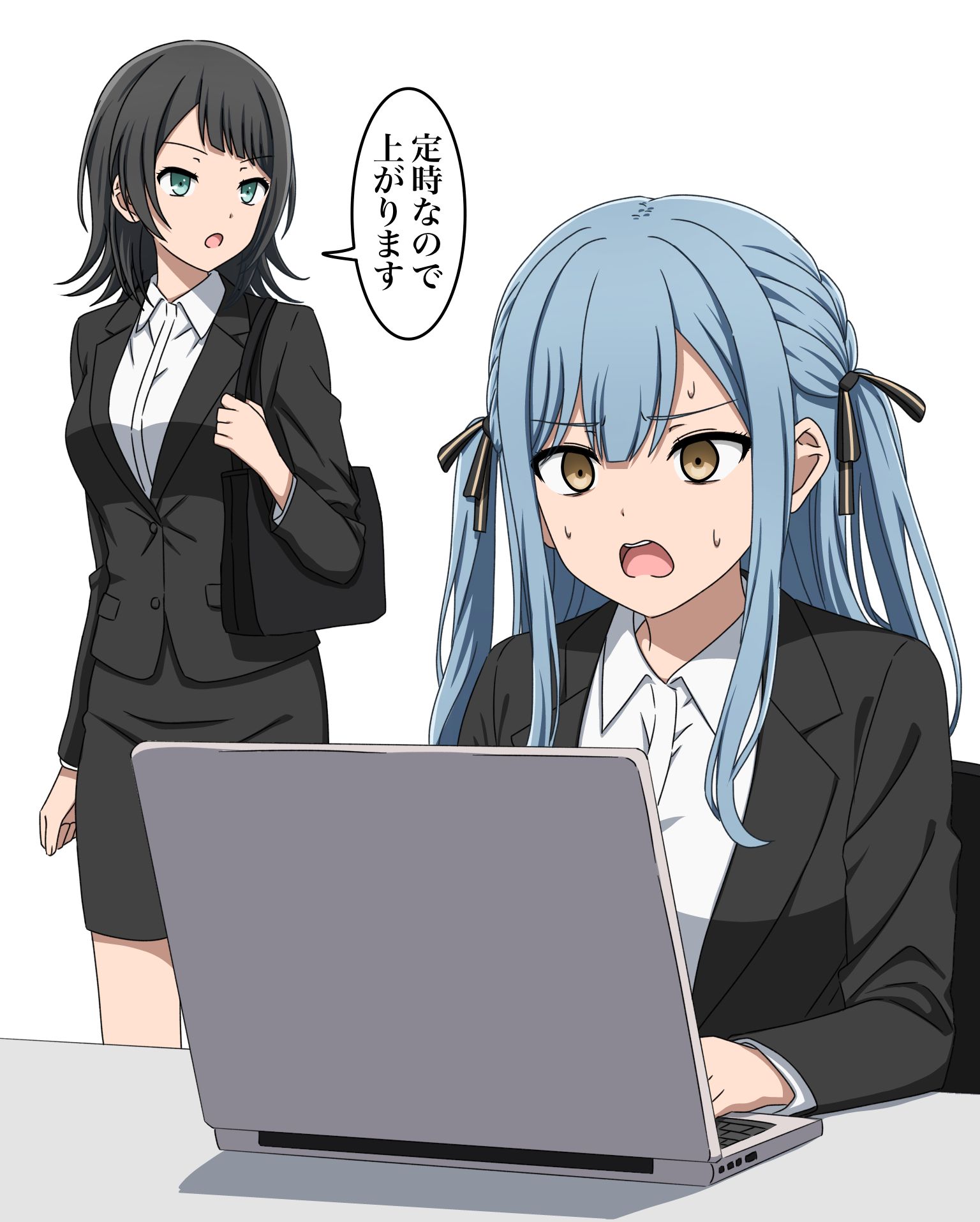 社畜ムジカ插画图片壁纸