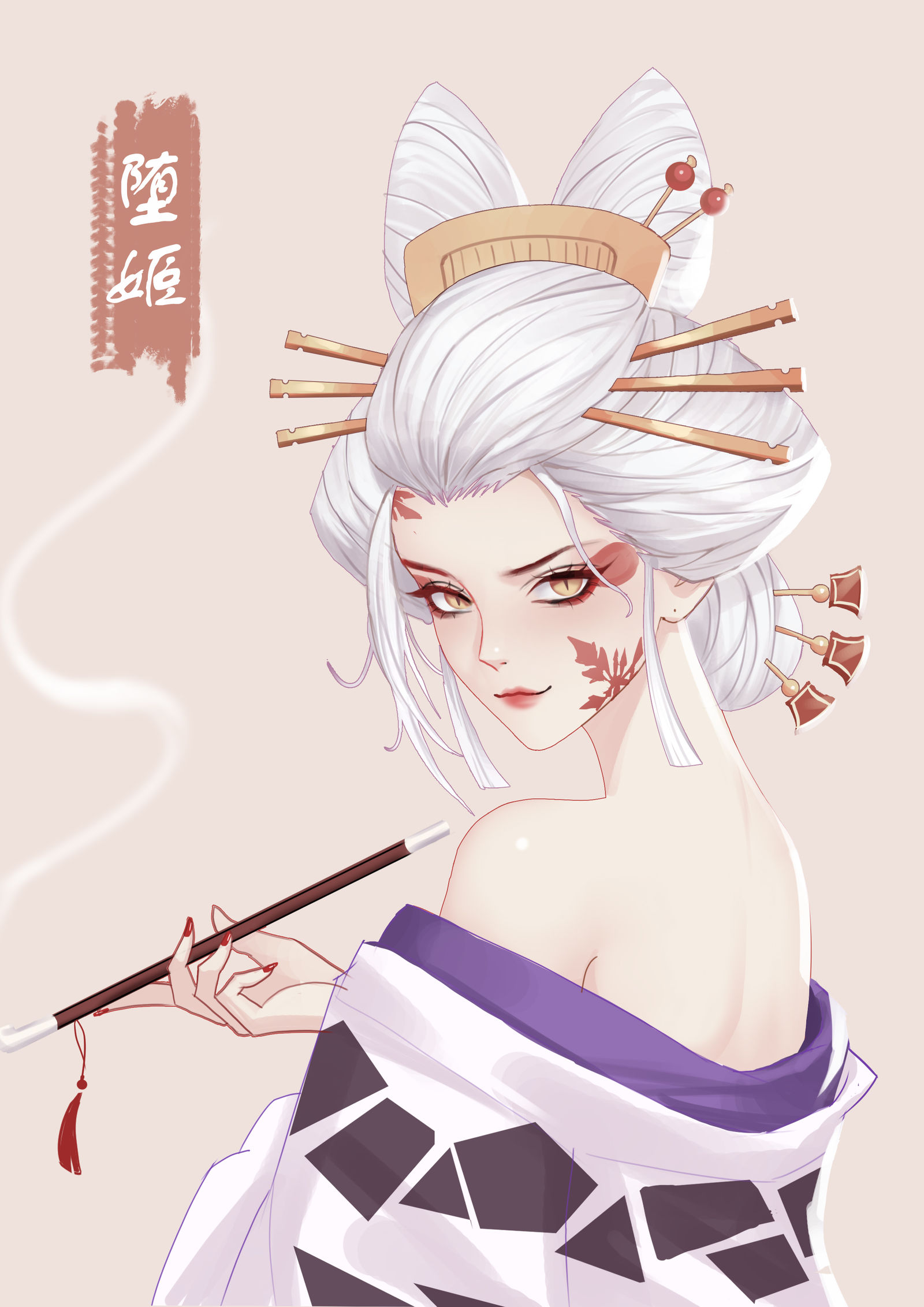 堕姬头像同人高清图