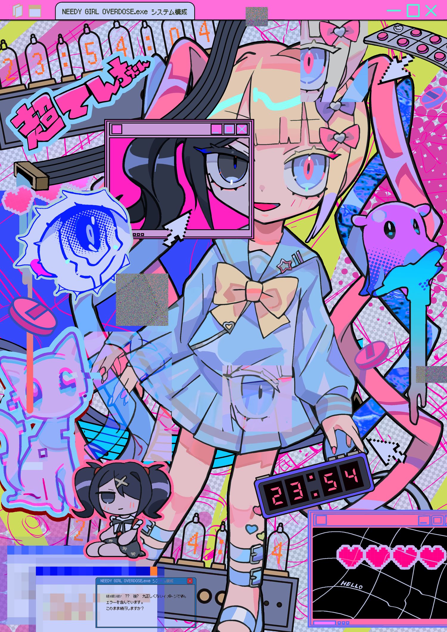 ちょうてん插画图片壁纸