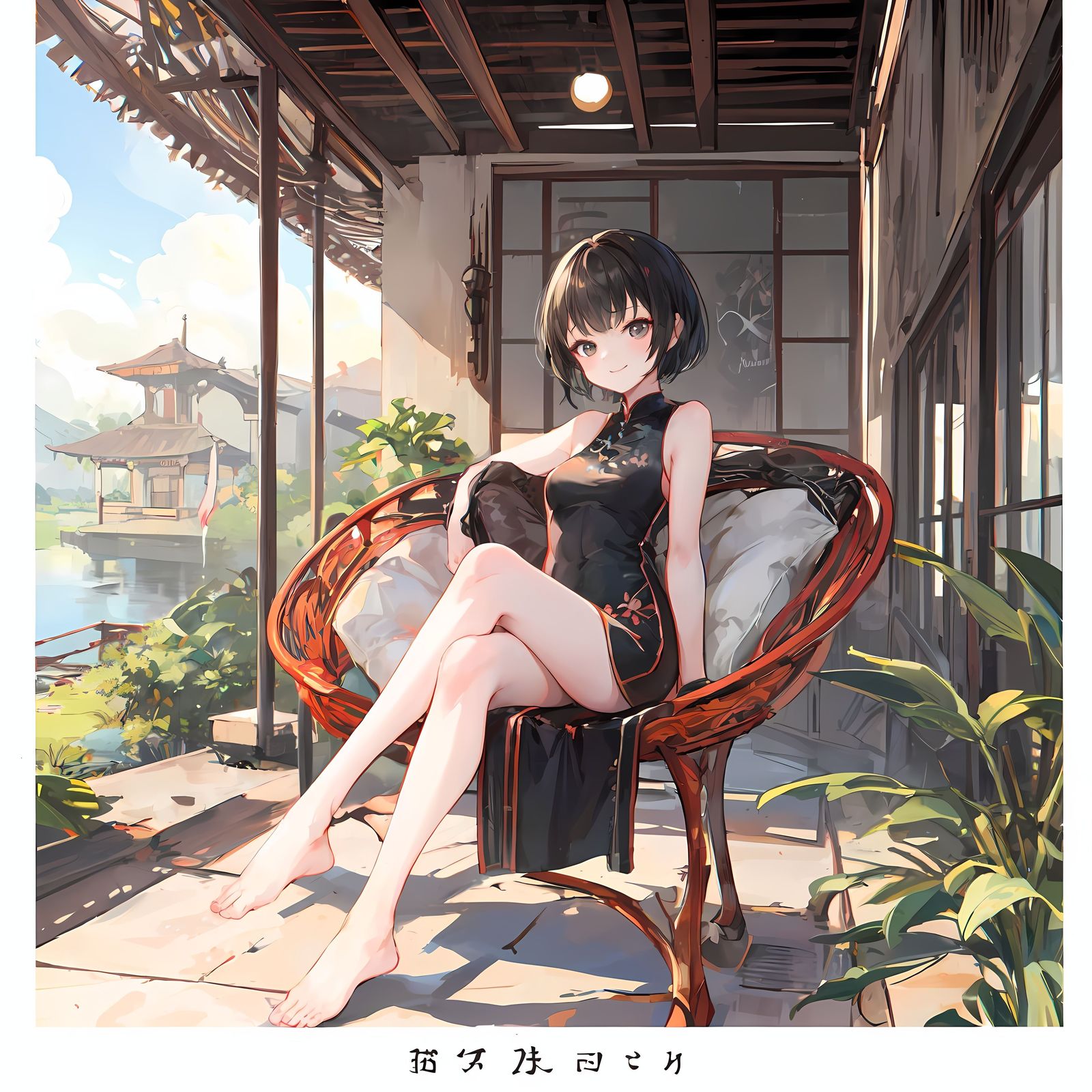 旗袍少女头像同人高清图