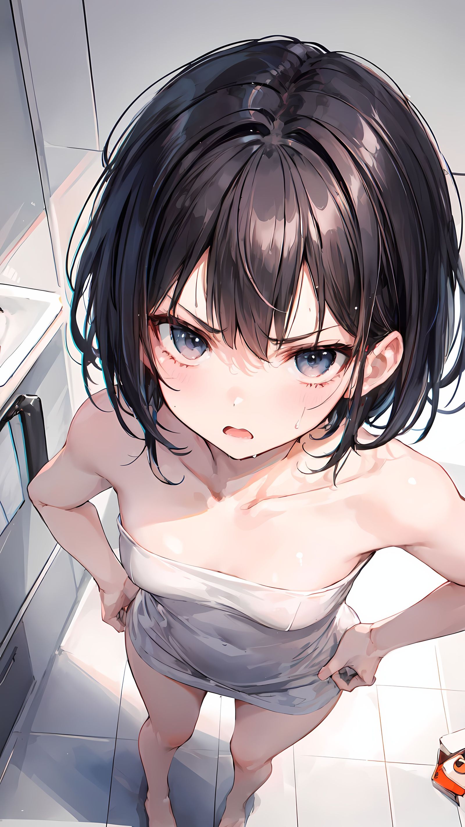 浴室中的少女头像同人高清图