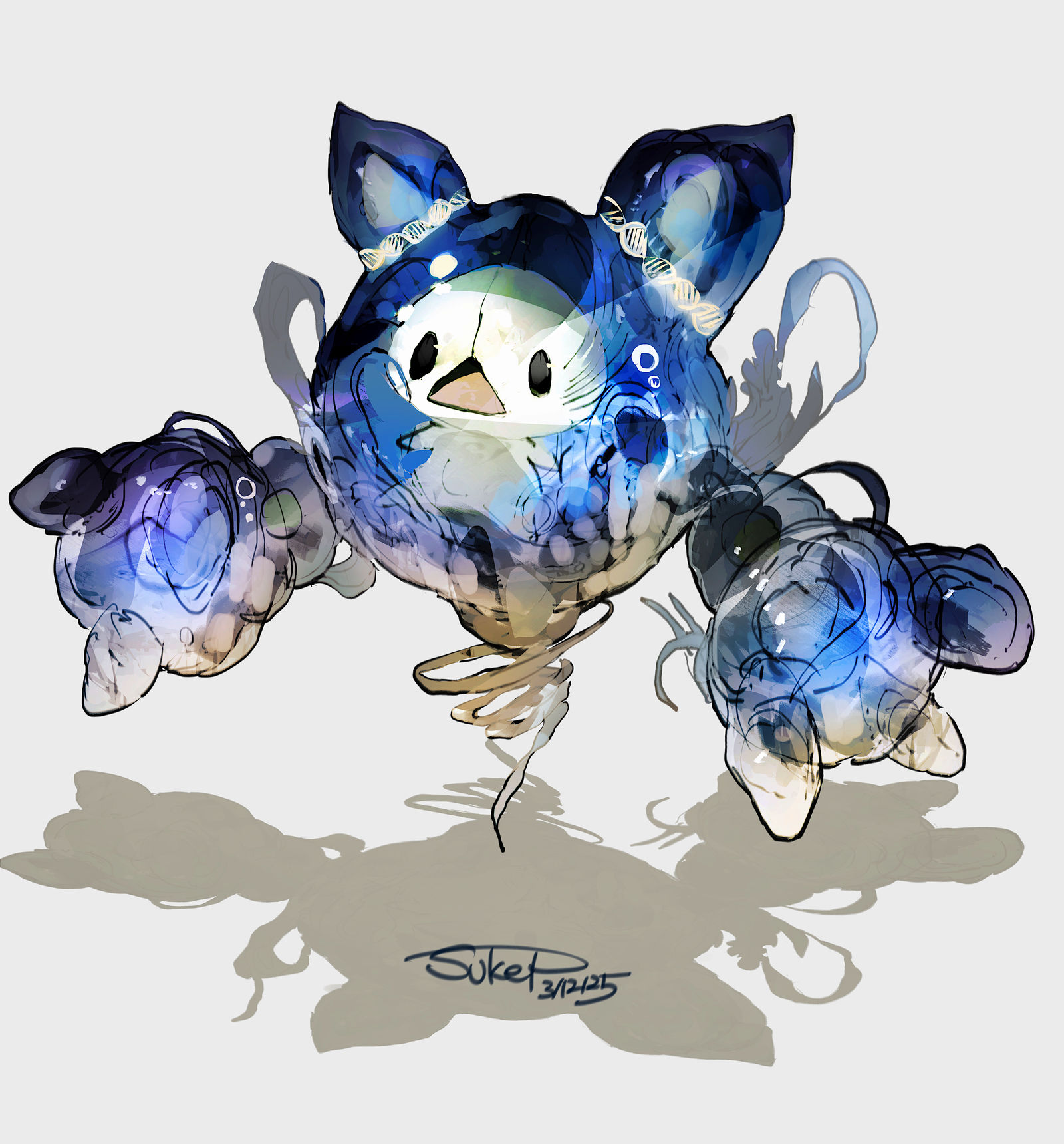 色違いランクルス插画图片壁纸