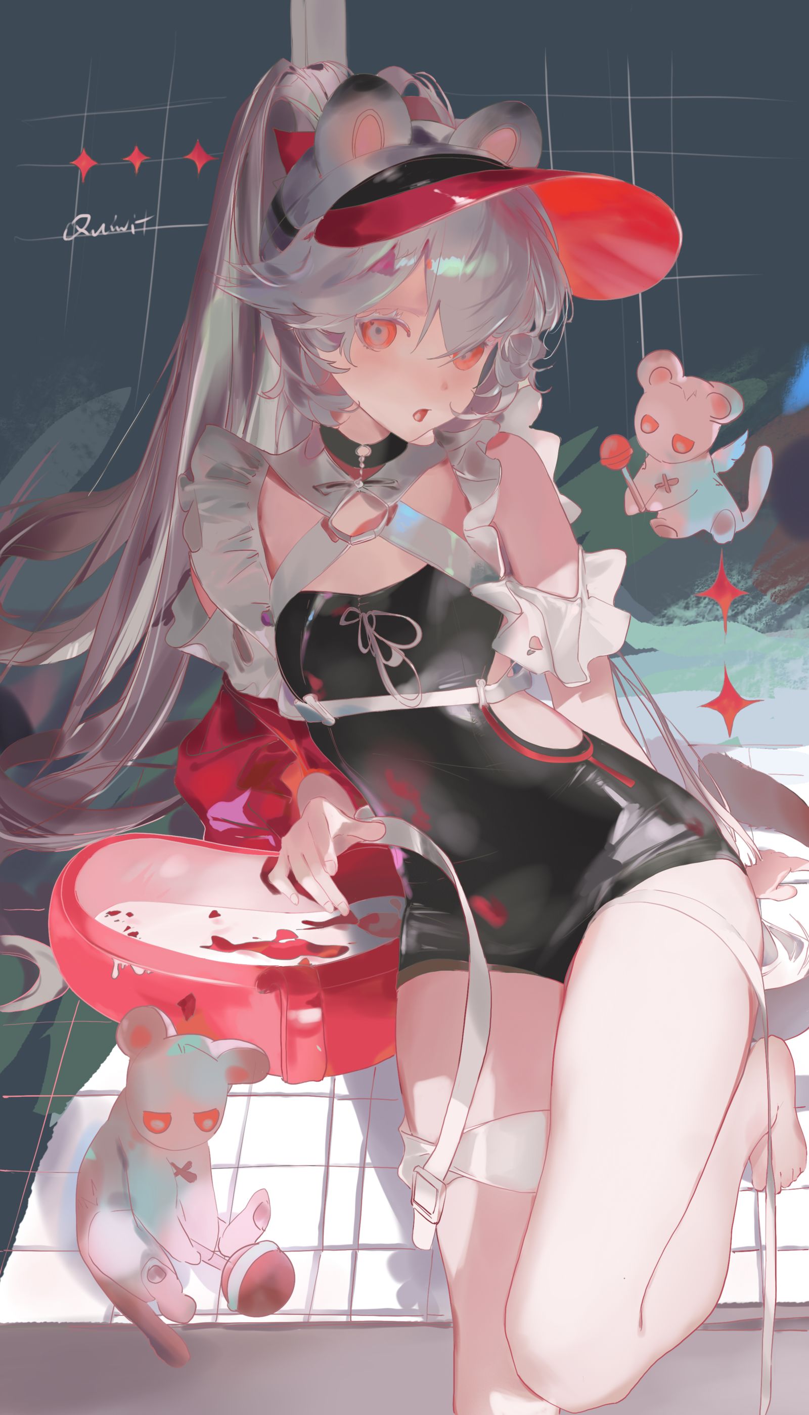 糖果，再会插画图片壁纸