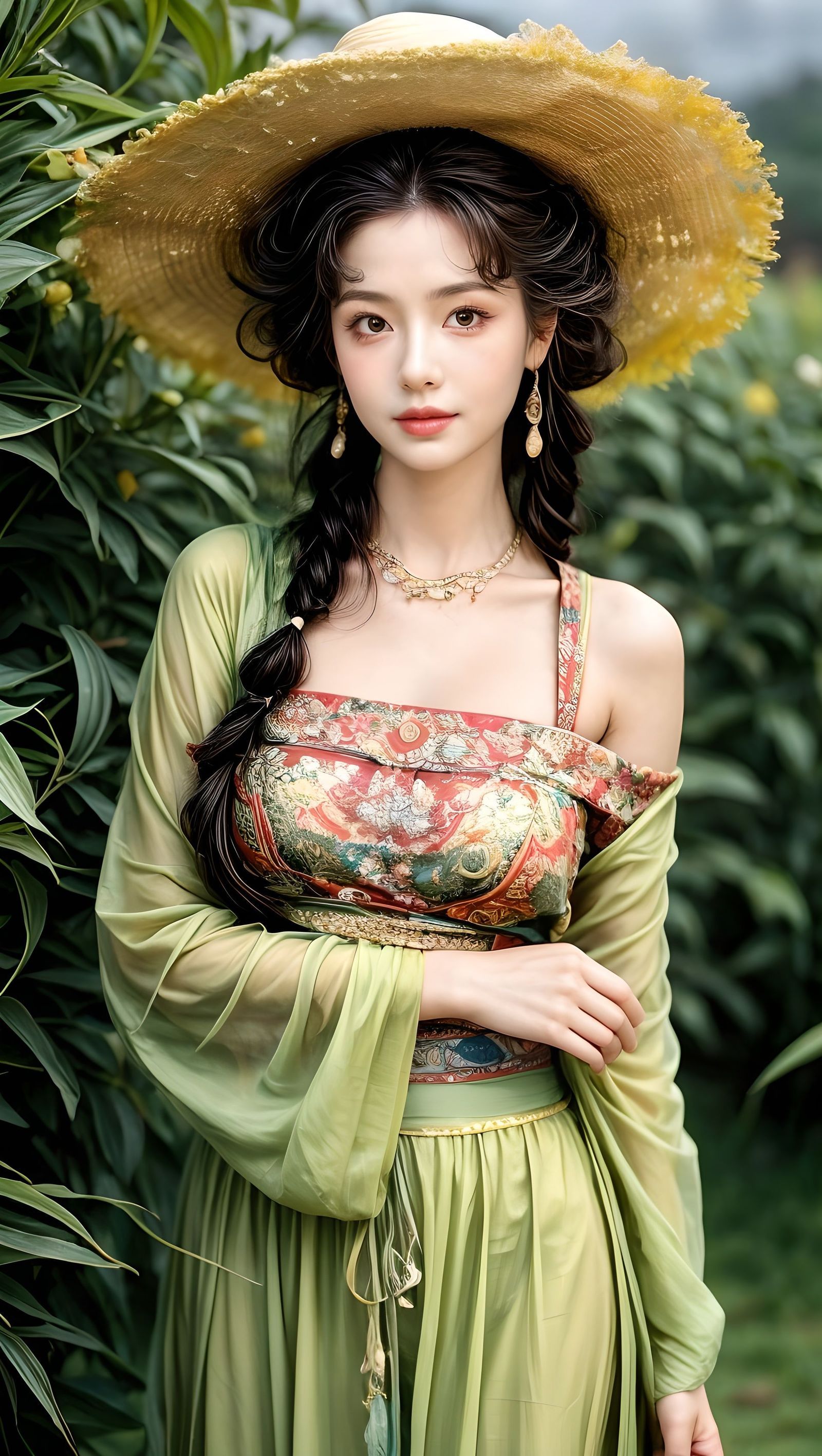 想依偎着你，朝朝暮暮，千秋万代插画图片壁纸