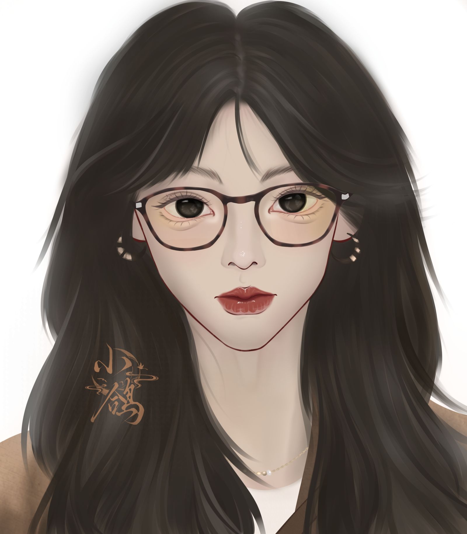 知性👓-半厚图手绘头像