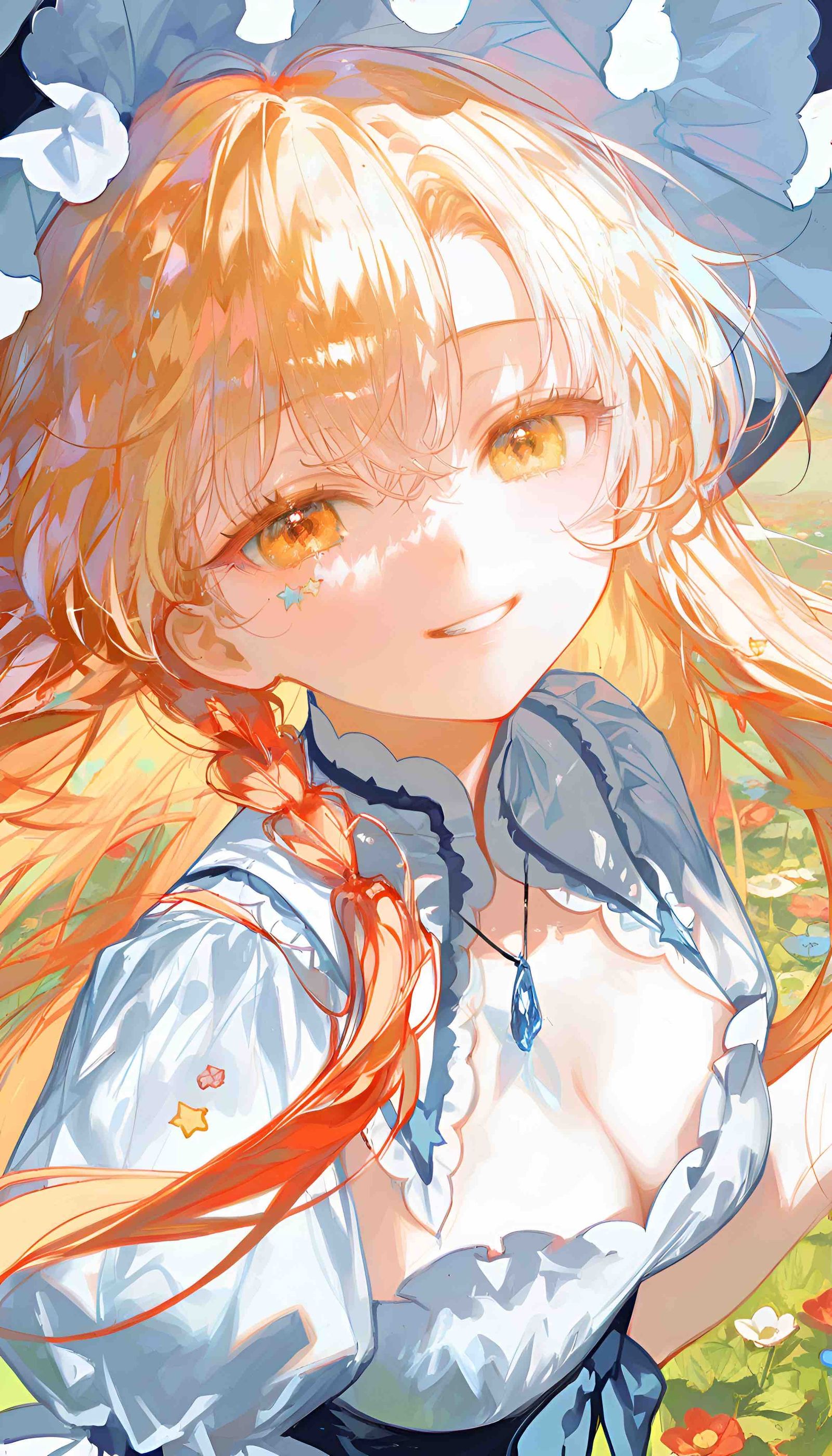 雾雨魔理沙插画图片壁纸