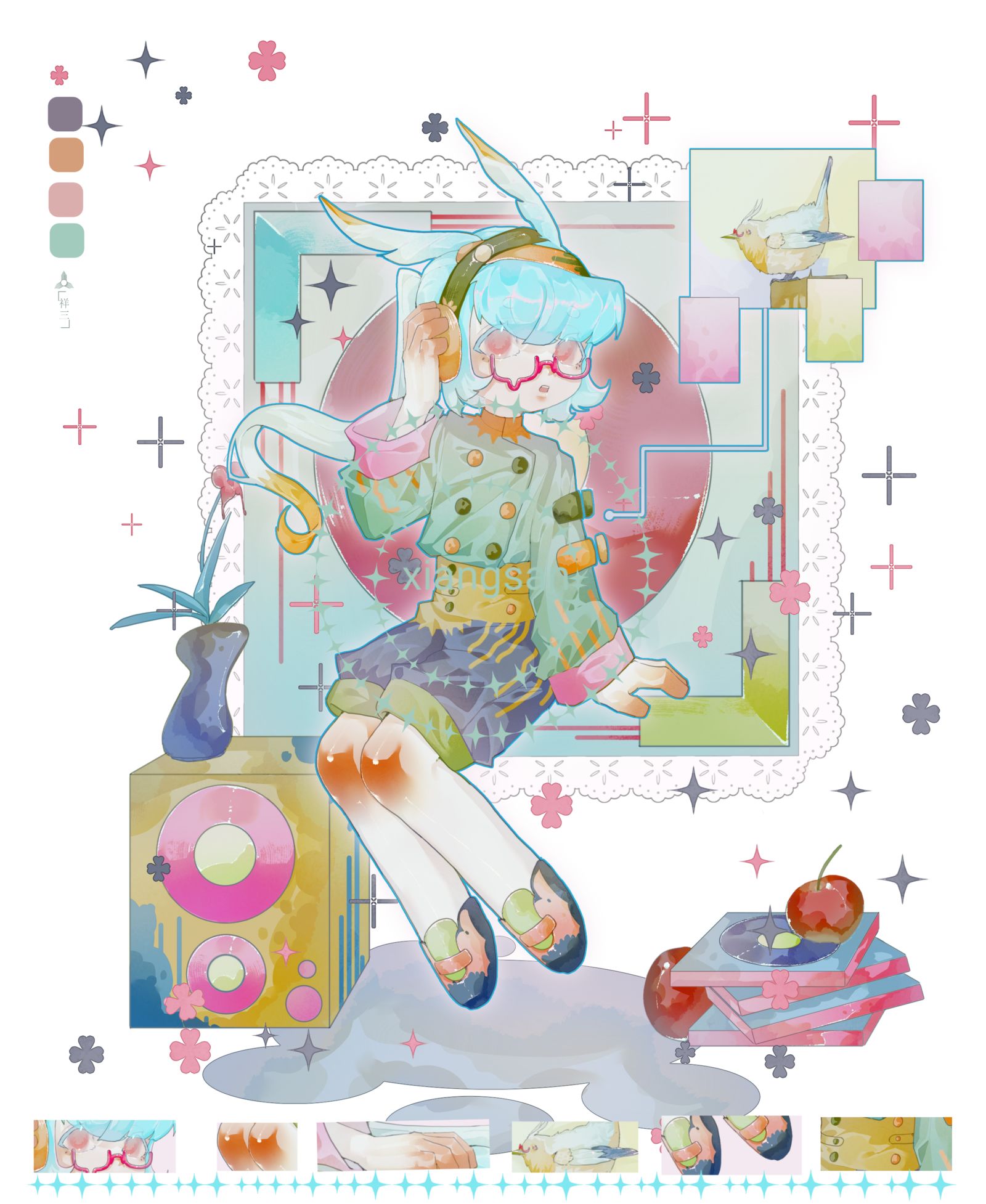 小鸟头像同人高清图