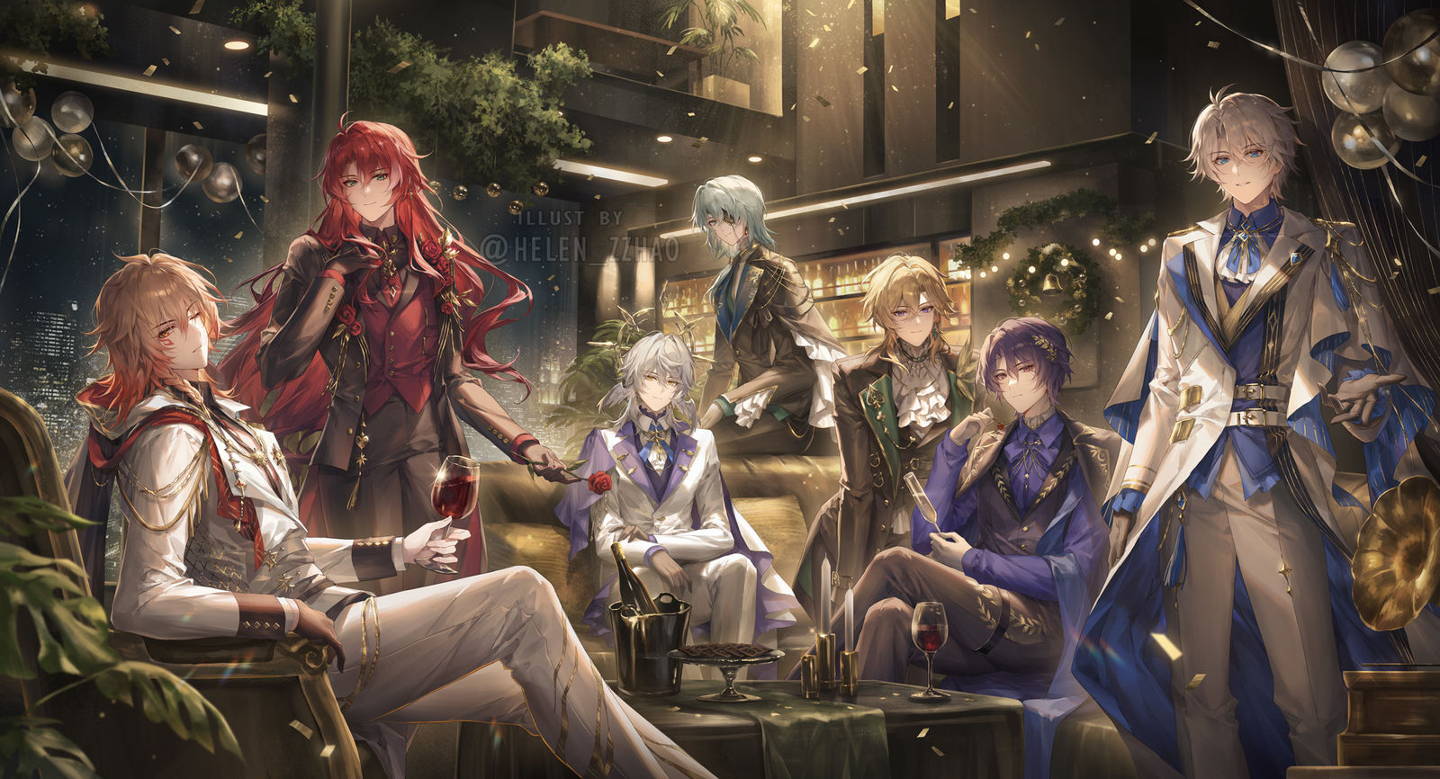 Happy 2nd Anniversary头像同人高清图