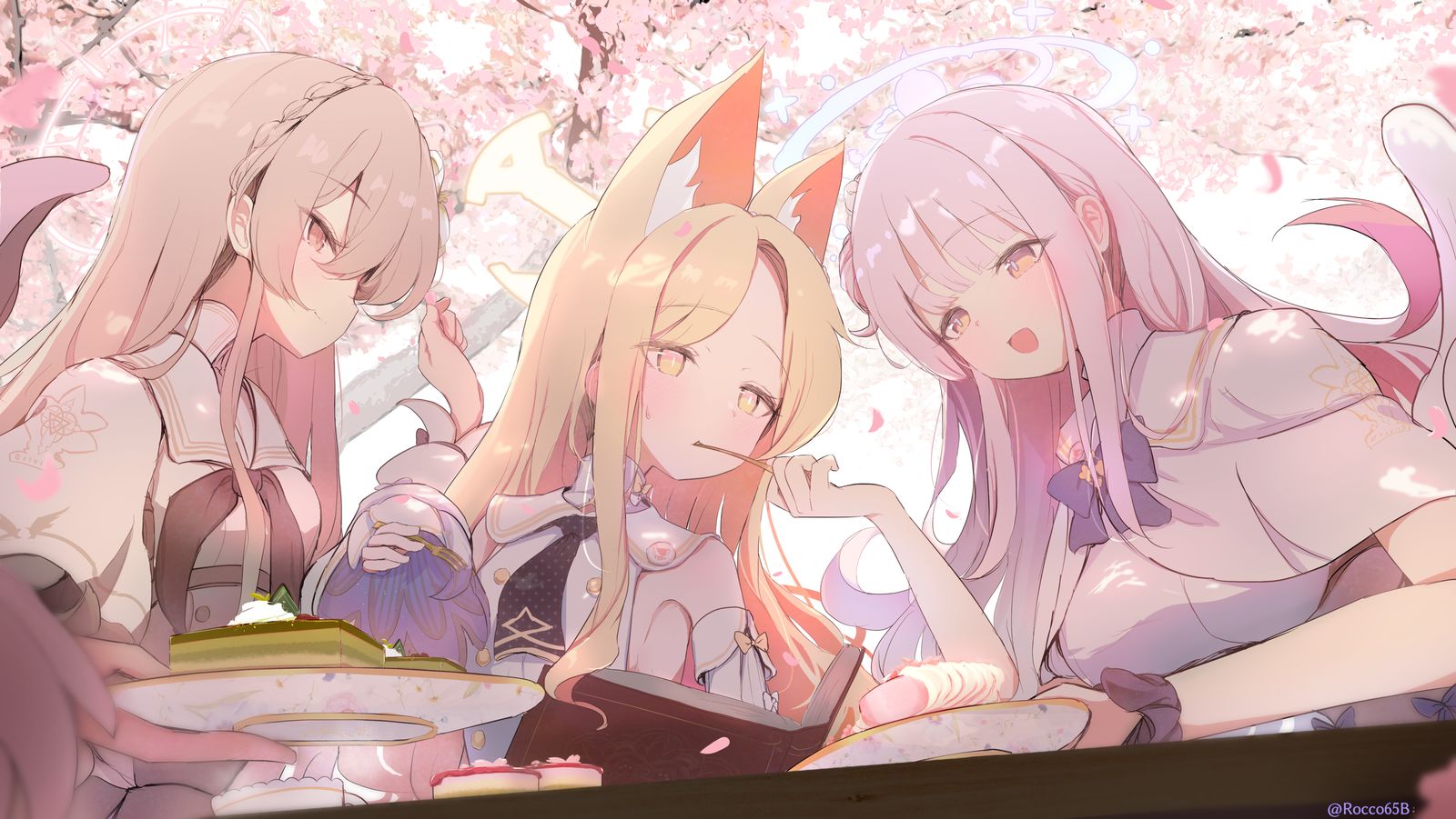 はやく食べようよ！ 插画图片壁纸