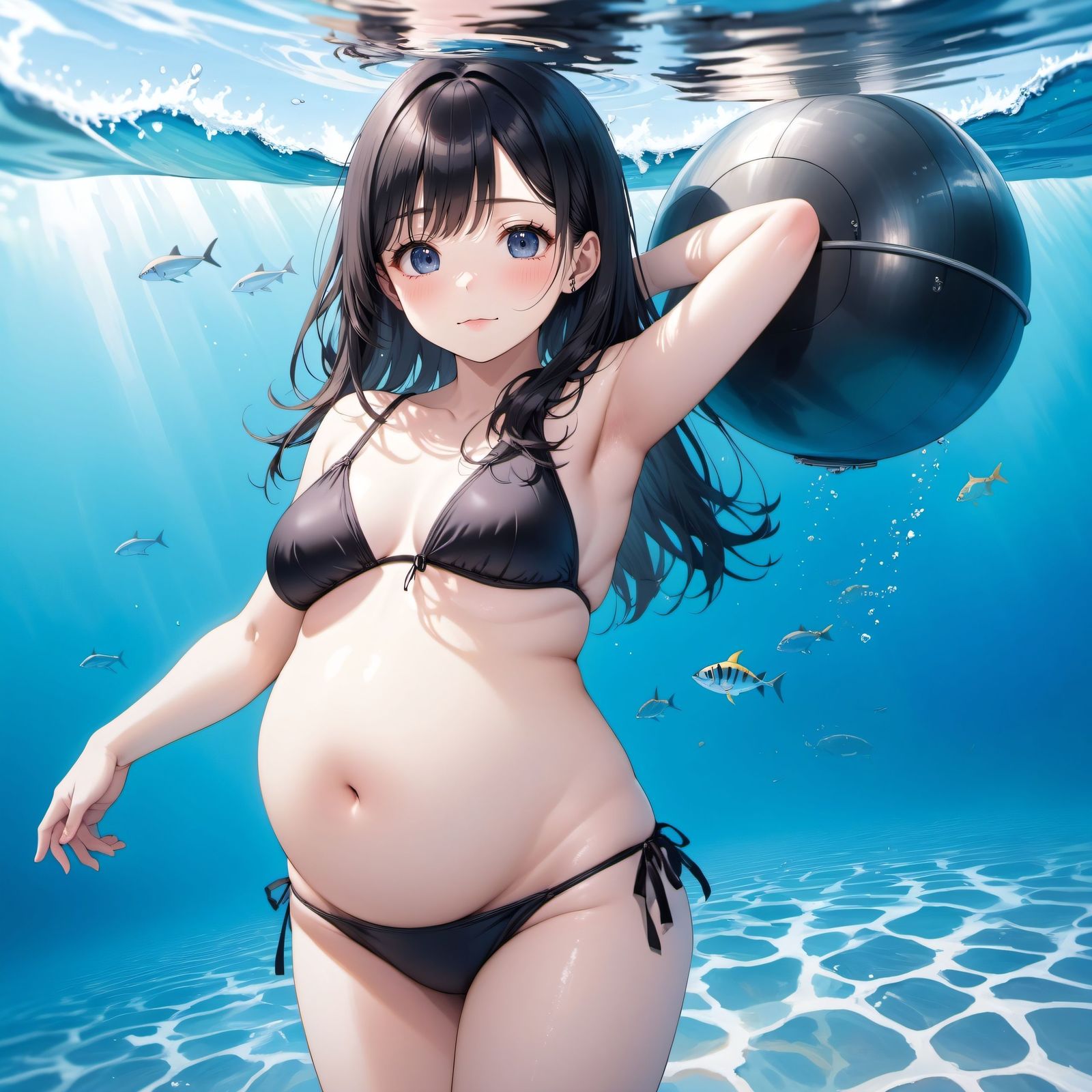 泳装少女头像同人高清图