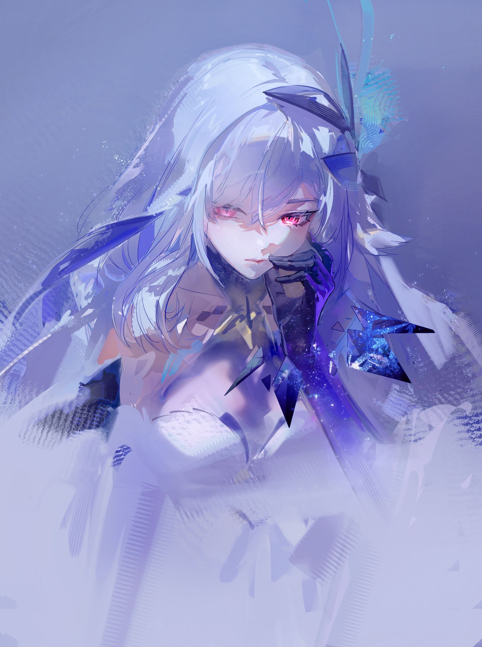 思索插画图片壁纸