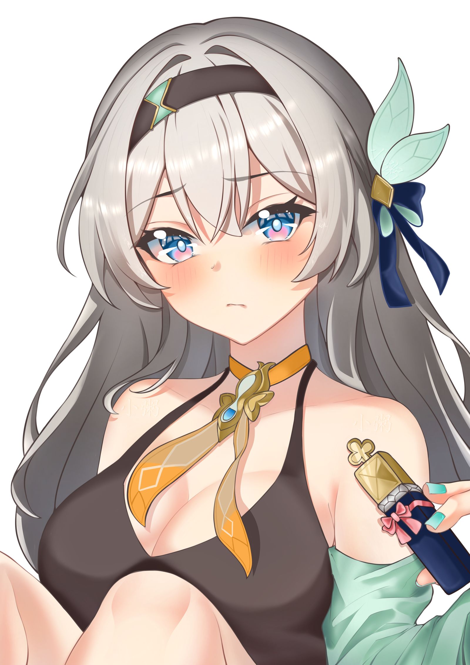 流萤同人原创插画成品图头像同人高清图