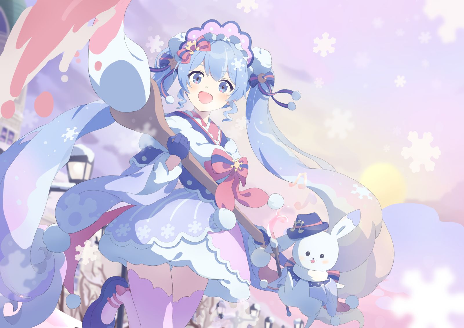 2023雪ミクさん头像同人高清图
