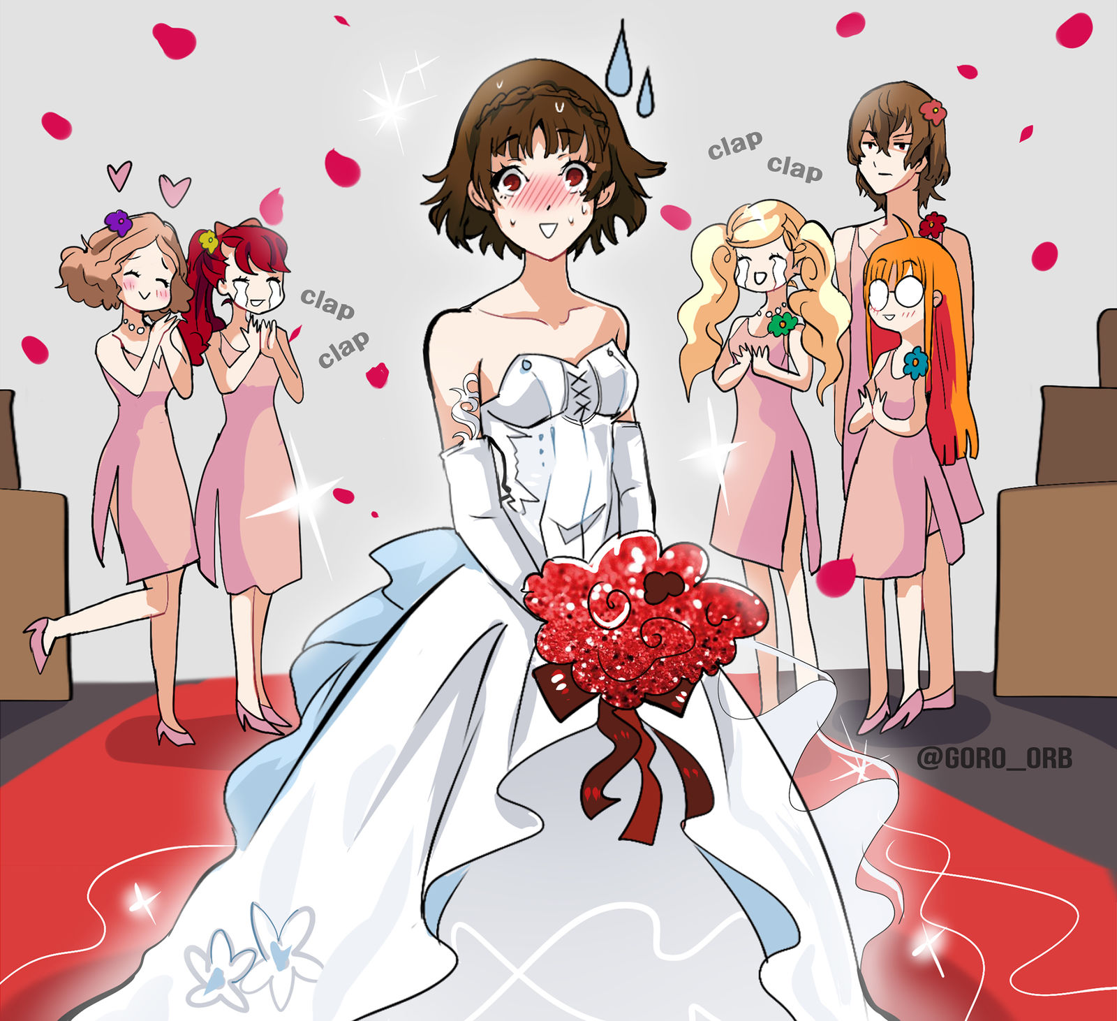 主真 結婚式で-主真P5