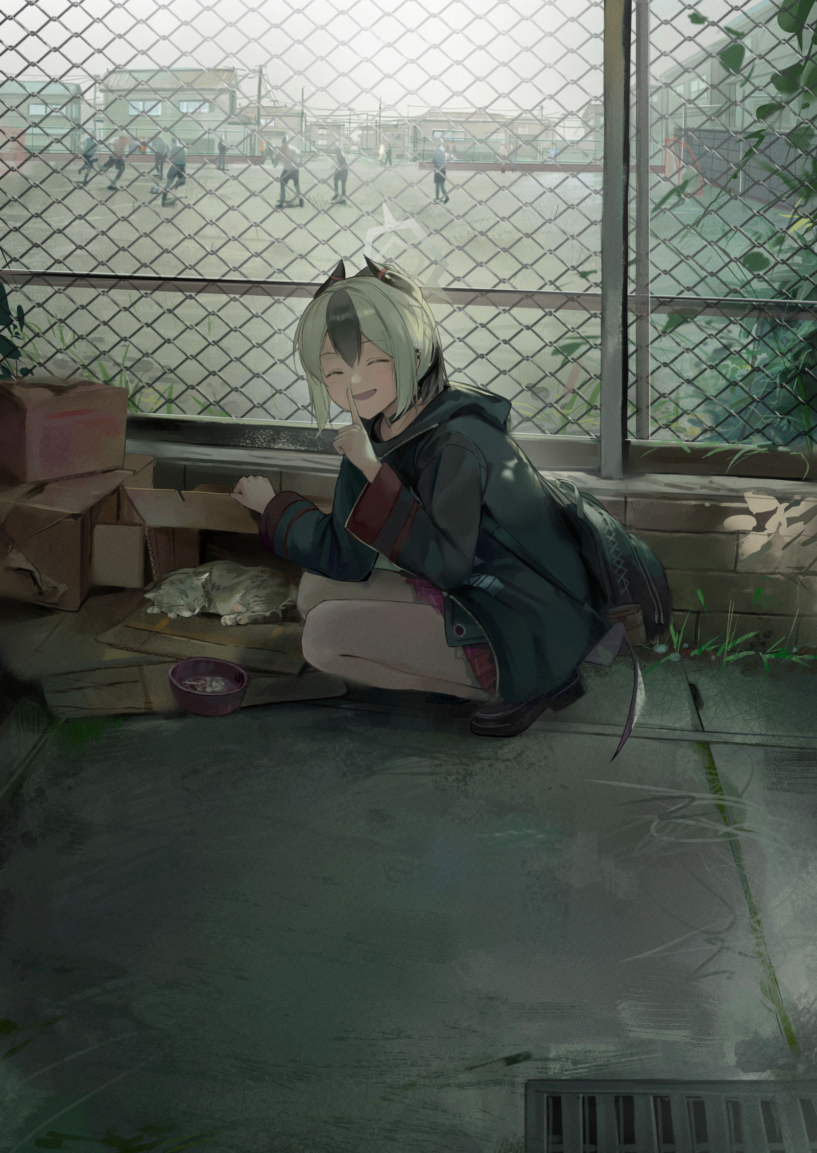 街物语插画图片壁纸