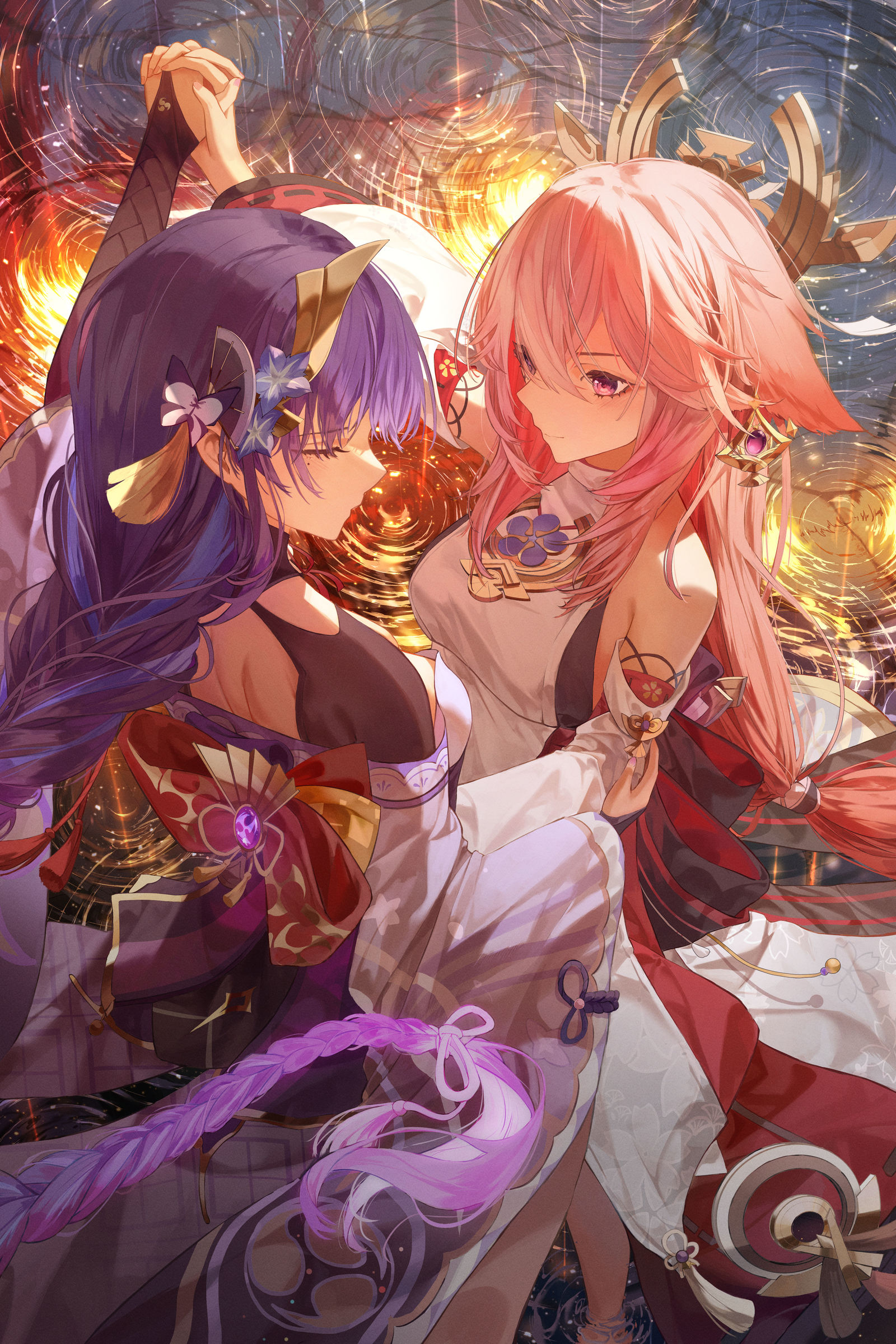 鸣神组插画图片壁纸