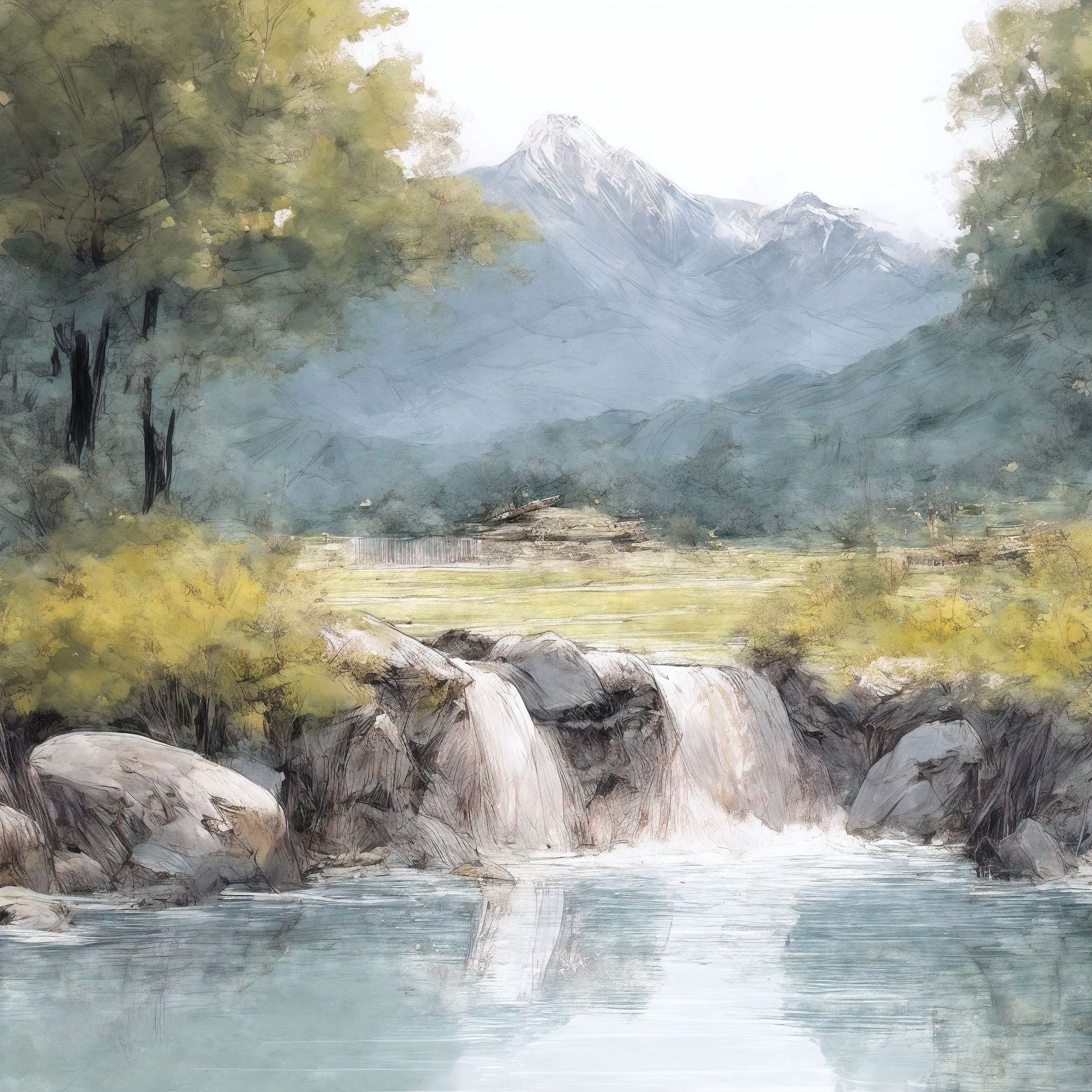 风景画头像同人高清图