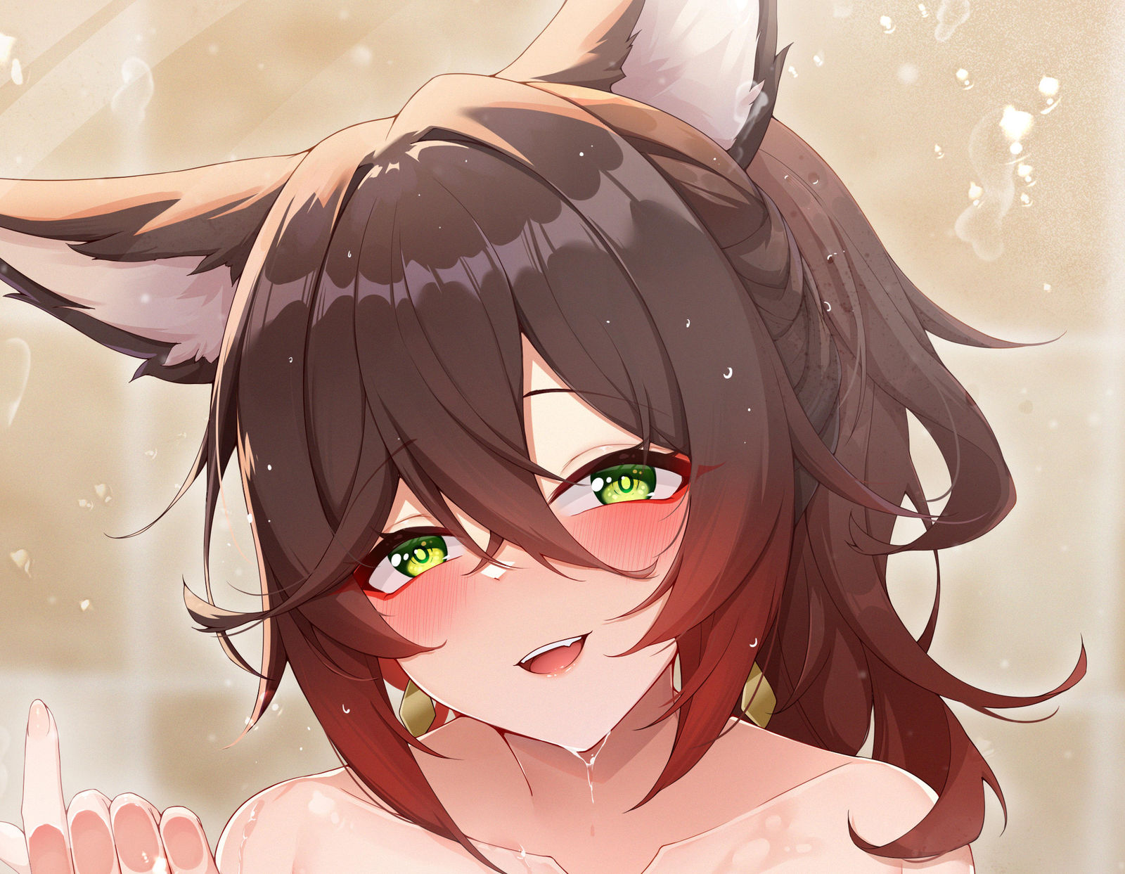 停云浴室插画图片壁纸