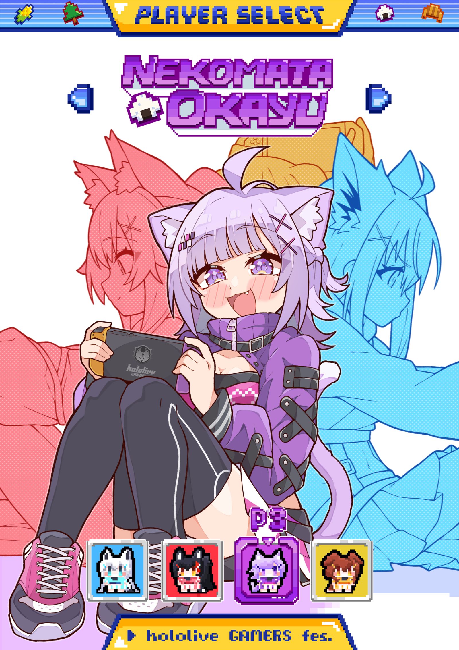 ホロライブゲーマーズ插画图片壁纸