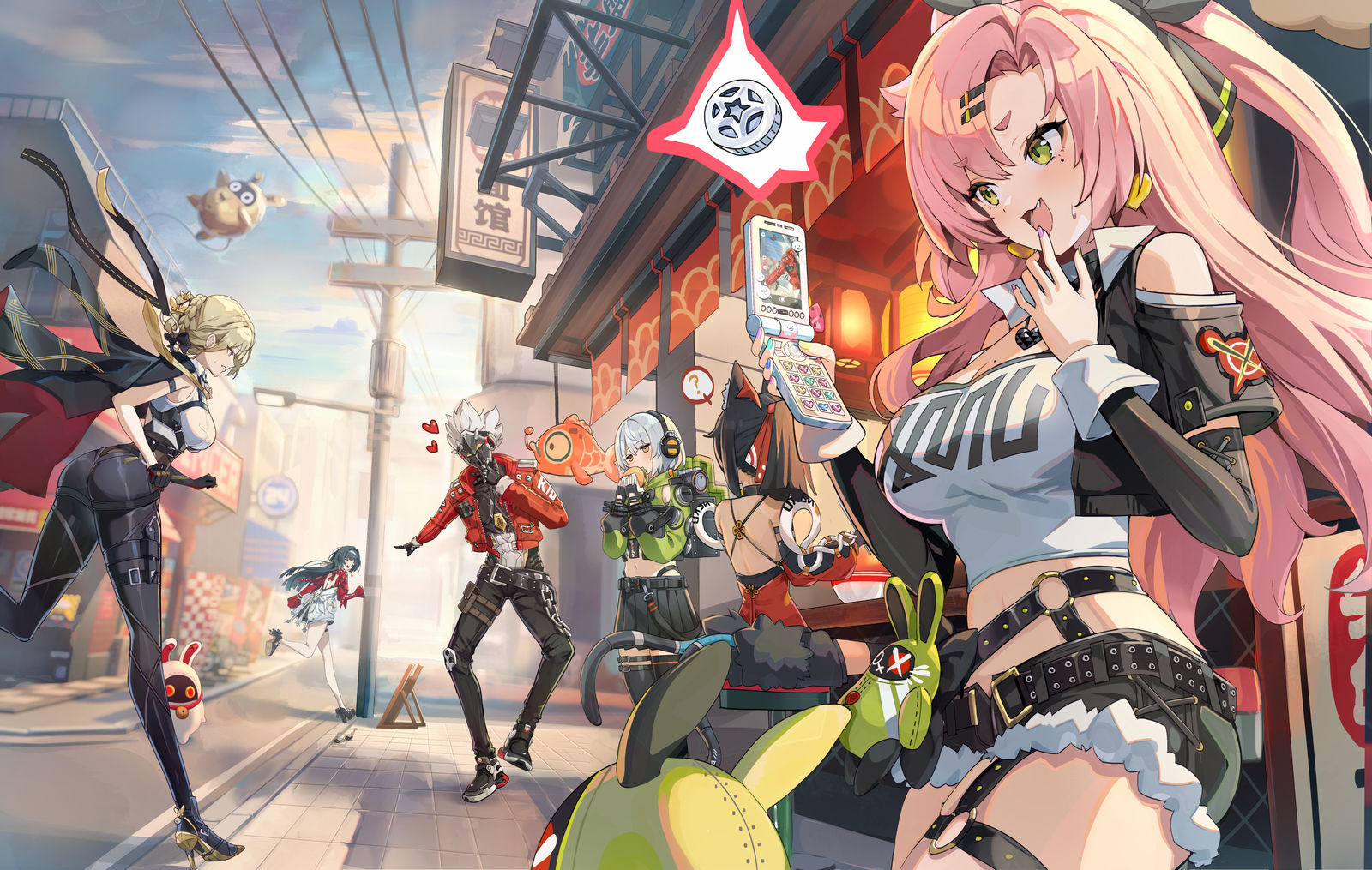 ゼンゼロ1周年插画图片壁纸